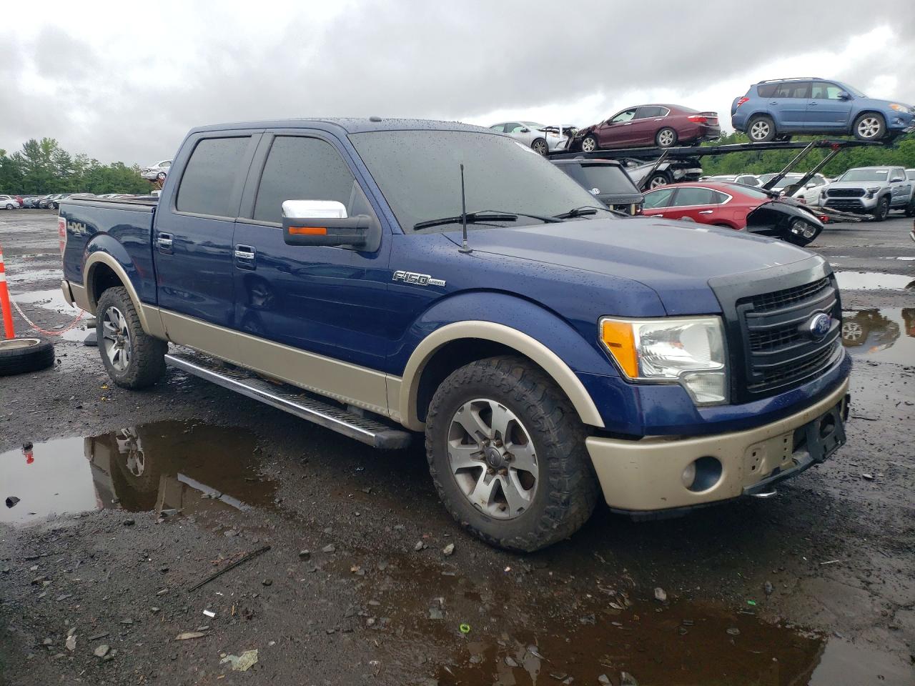 2010 Ford F150 Supercrew Blue vin: 1FTFW1EV1AFD82685