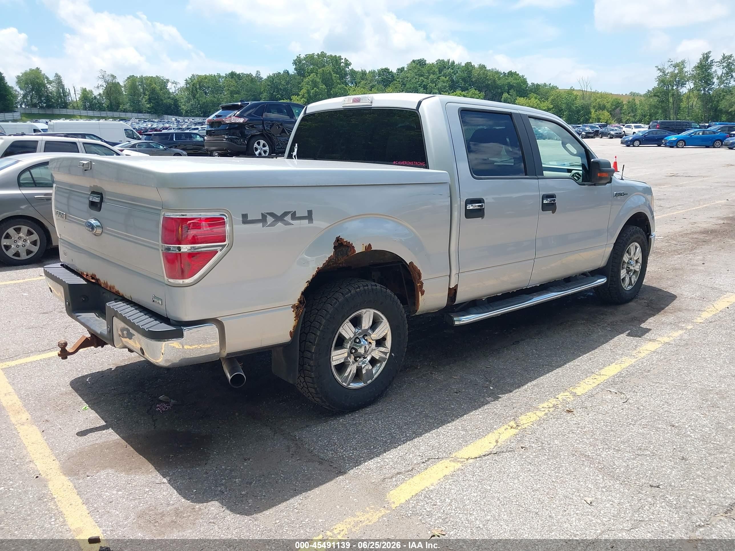 2010 Ford F-150 Fx4/harley-davidson/king Ranch/lariat/platinum/xl/xlt Silver vin: 1FTFW1EV1AKC53515