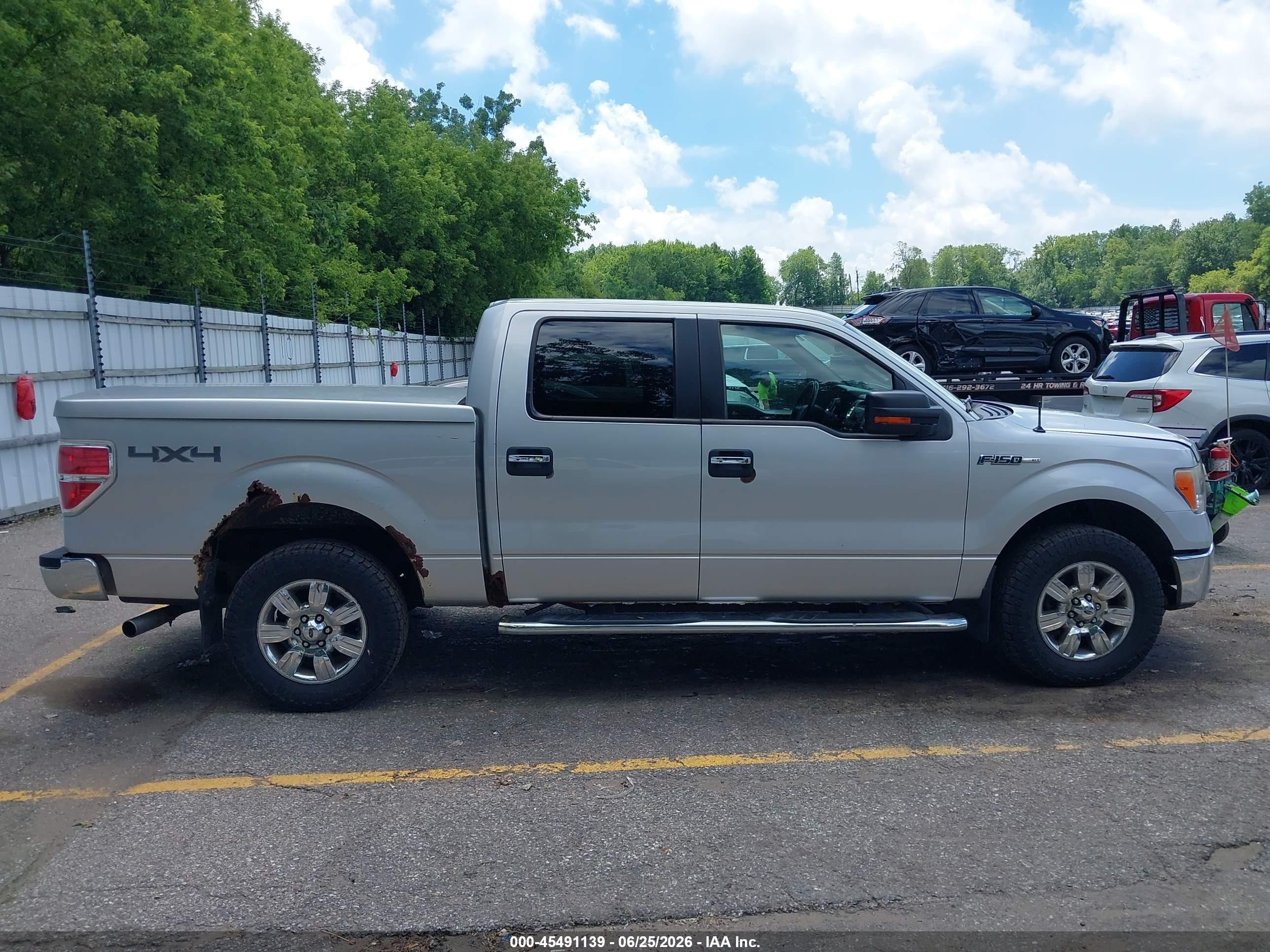 2010 Ford F-150 Fx4/harley-davidson/king Ranch/lariat/platinum/xl/xlt Silver vin: 1FTFW1EV1AKC53515