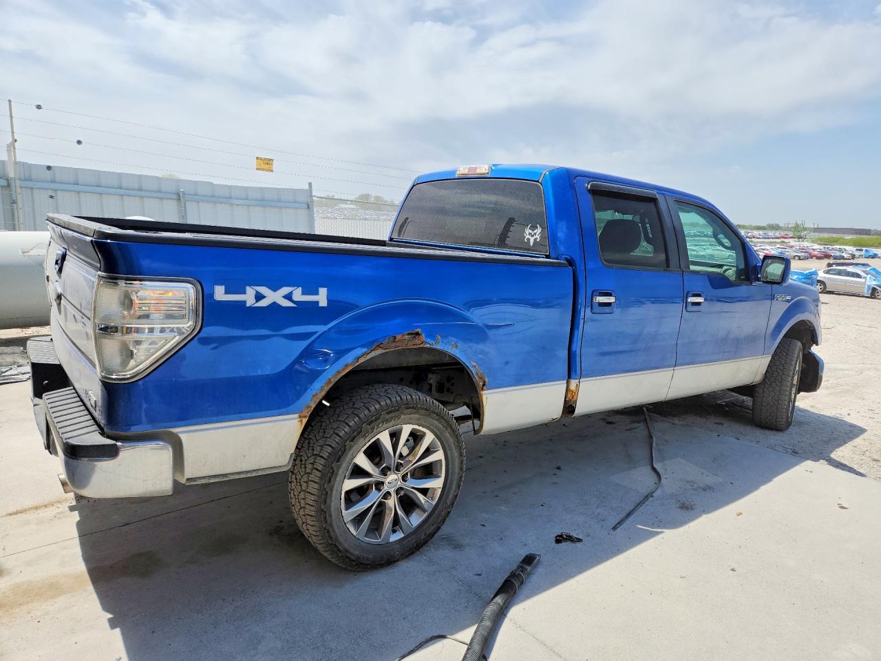2010 Ford F150 Supercrew Blue vin: 1FTFW1EV1AKE54802