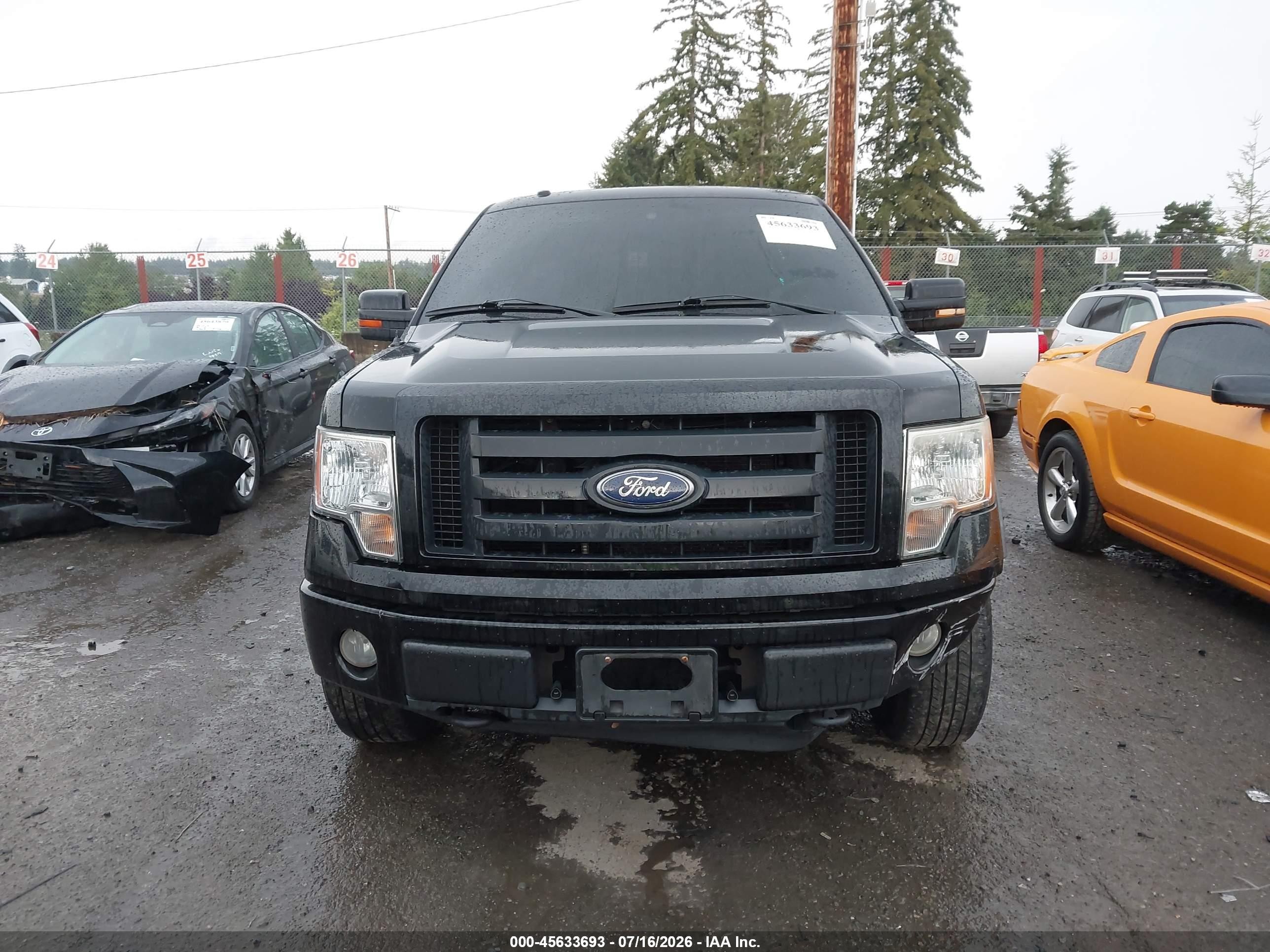2010 Ford F-150 Fx4/harley-davidson/king Ranch/lariat/platinum/xl/xlt Black vin: 1FTFW1EV2AFA03497