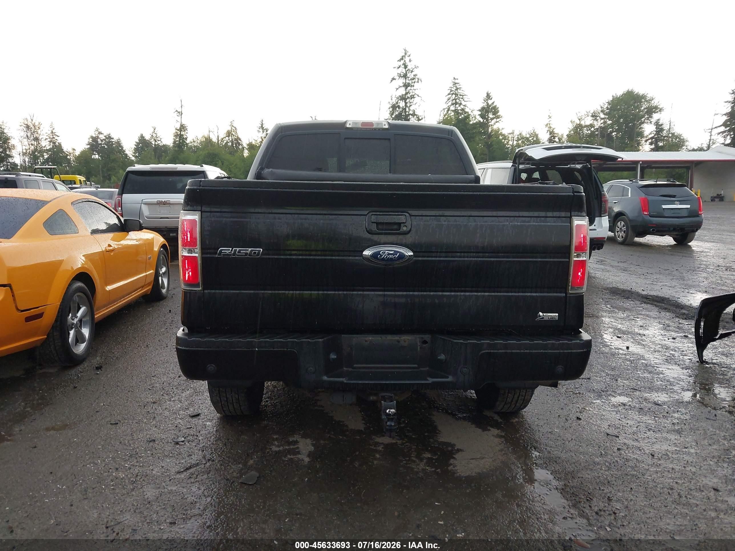 2010 Ford F-150 Fx4/harley-davidson/king Ranch/lariat/platinum/xl/xlt Black vin: 1FTFW1EV2AFA03497