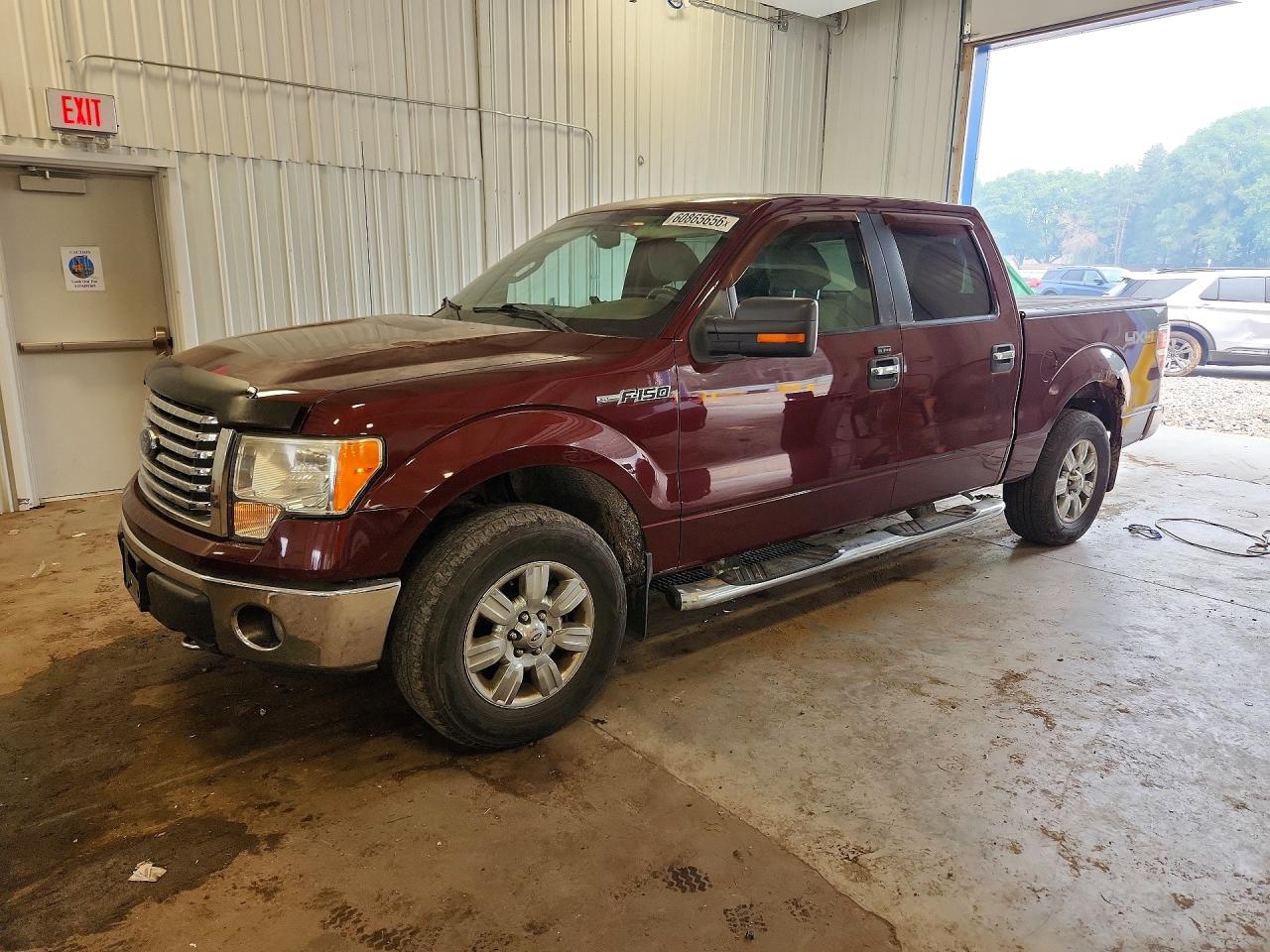 2010 Ford F150 Supercrew Бордовый vin: 1FTFW1EV2AFA11857