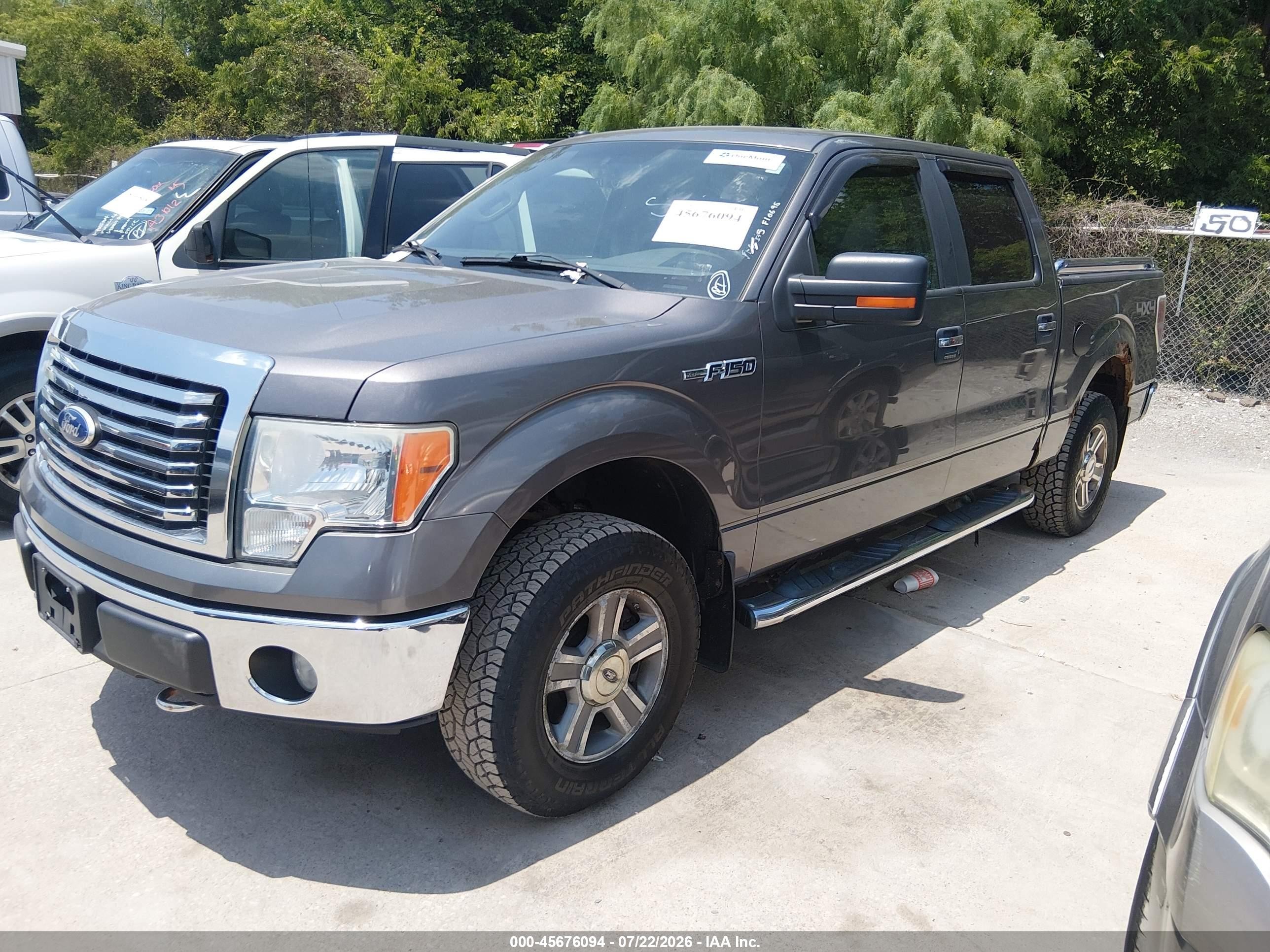 2010 Ford F-150 Fx4/harley-davidson/king Ranch/lariat/platinum/xl/xlt Gray vin: 1FTFW1EV2AFB55229