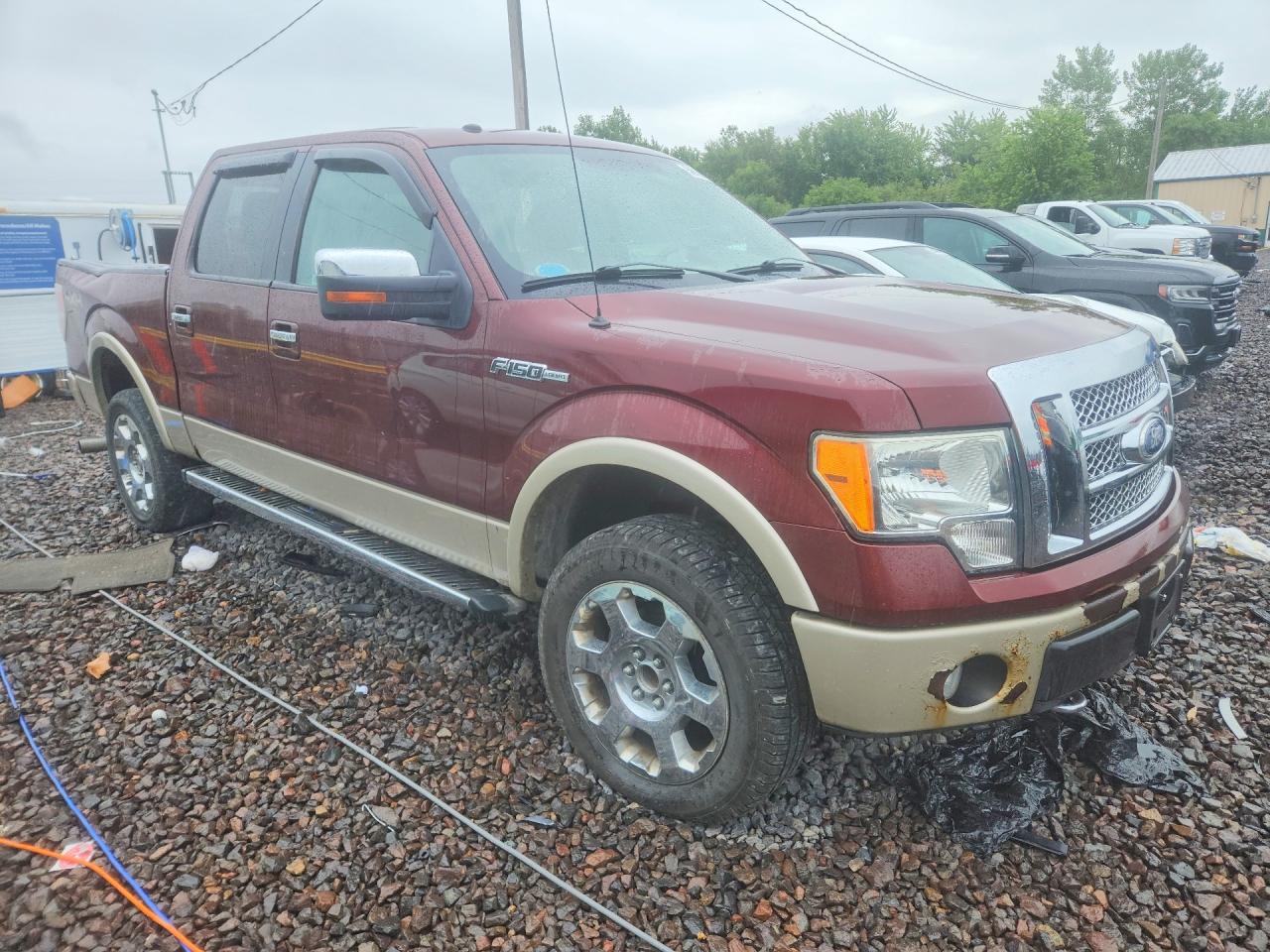 2010 Ford F150 Supercrew Burgundy vin: 1FTFW1EV2AFB93608