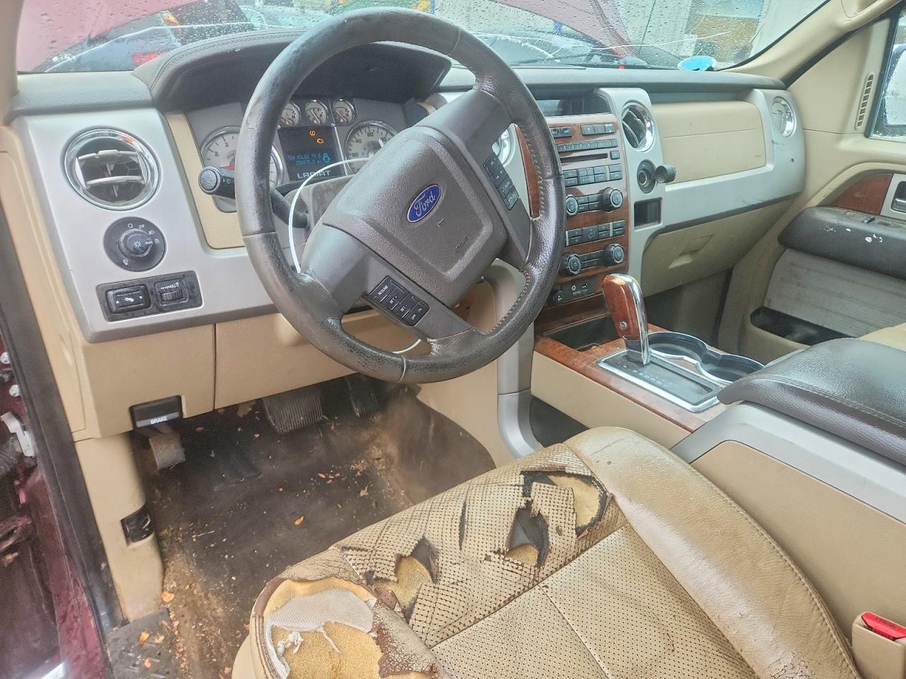 2010 Ford F150 Supercrew Burgundy vin: 1FTFW1EV2AFB93608