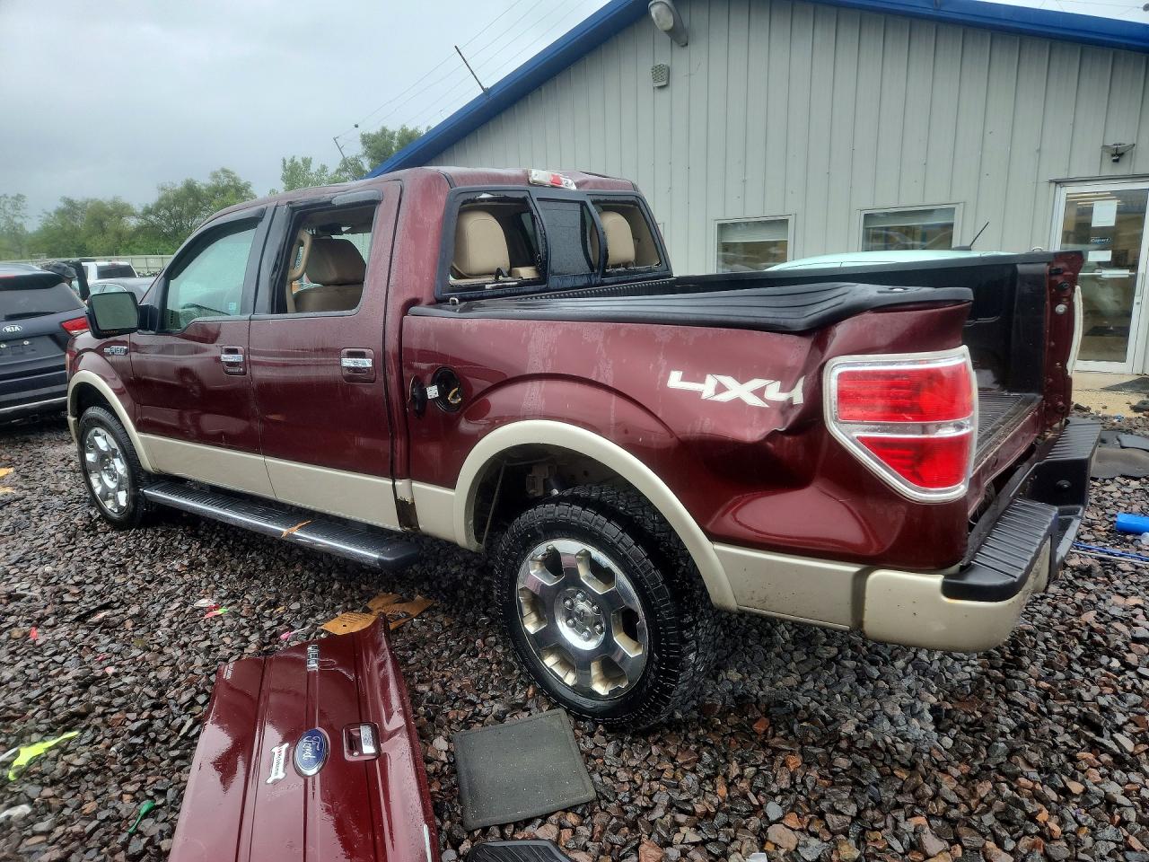 2010 Ford F150 Supercrew Burgundy vin: 1FTFW1EV2AFB93608