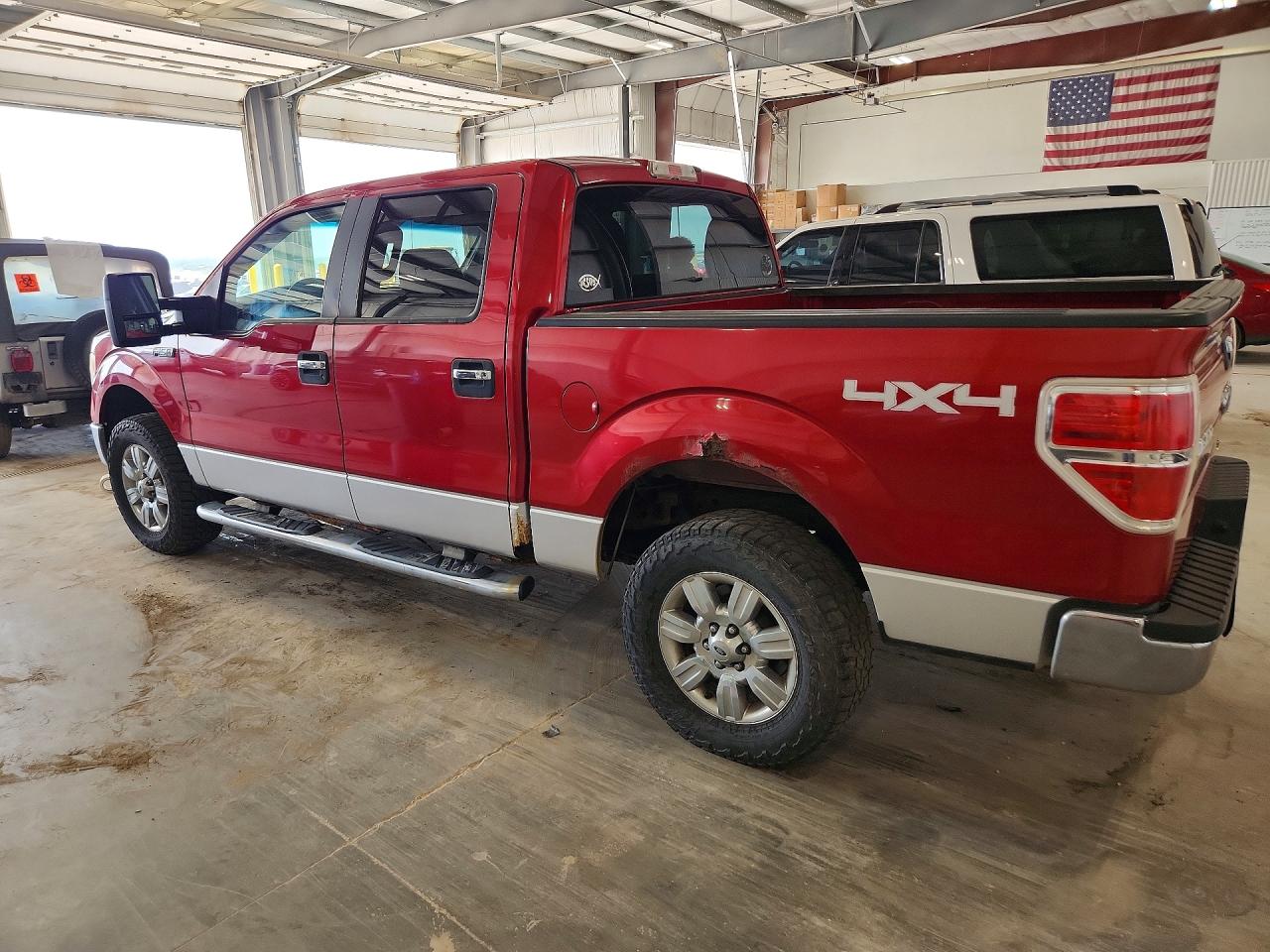2010 Ford F150 Supercrew Burgundy vin: 1FTFW1EV2AFB94760