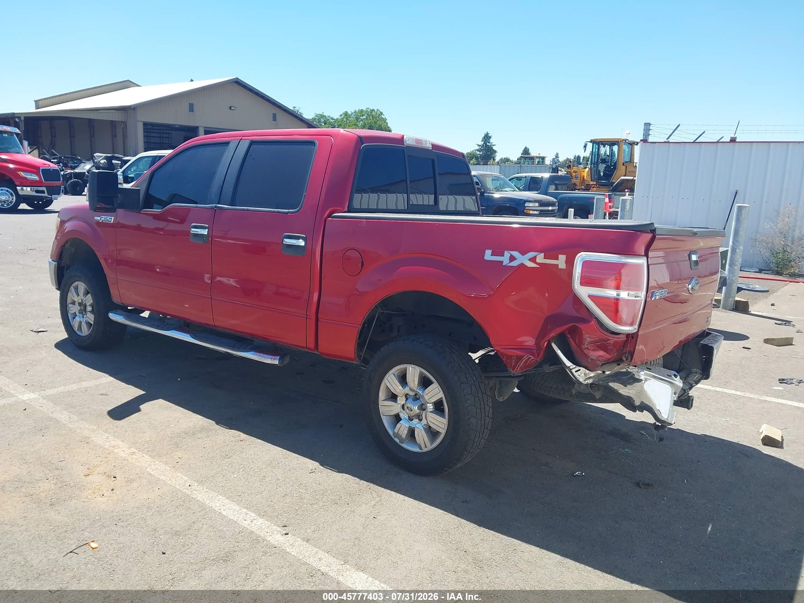 2010 Ford F-150 Fx4/harley-davidson/king Ranch/lariat/platinum/xl/xlt Красный vin: 1FTFW1EV2AFC43231
