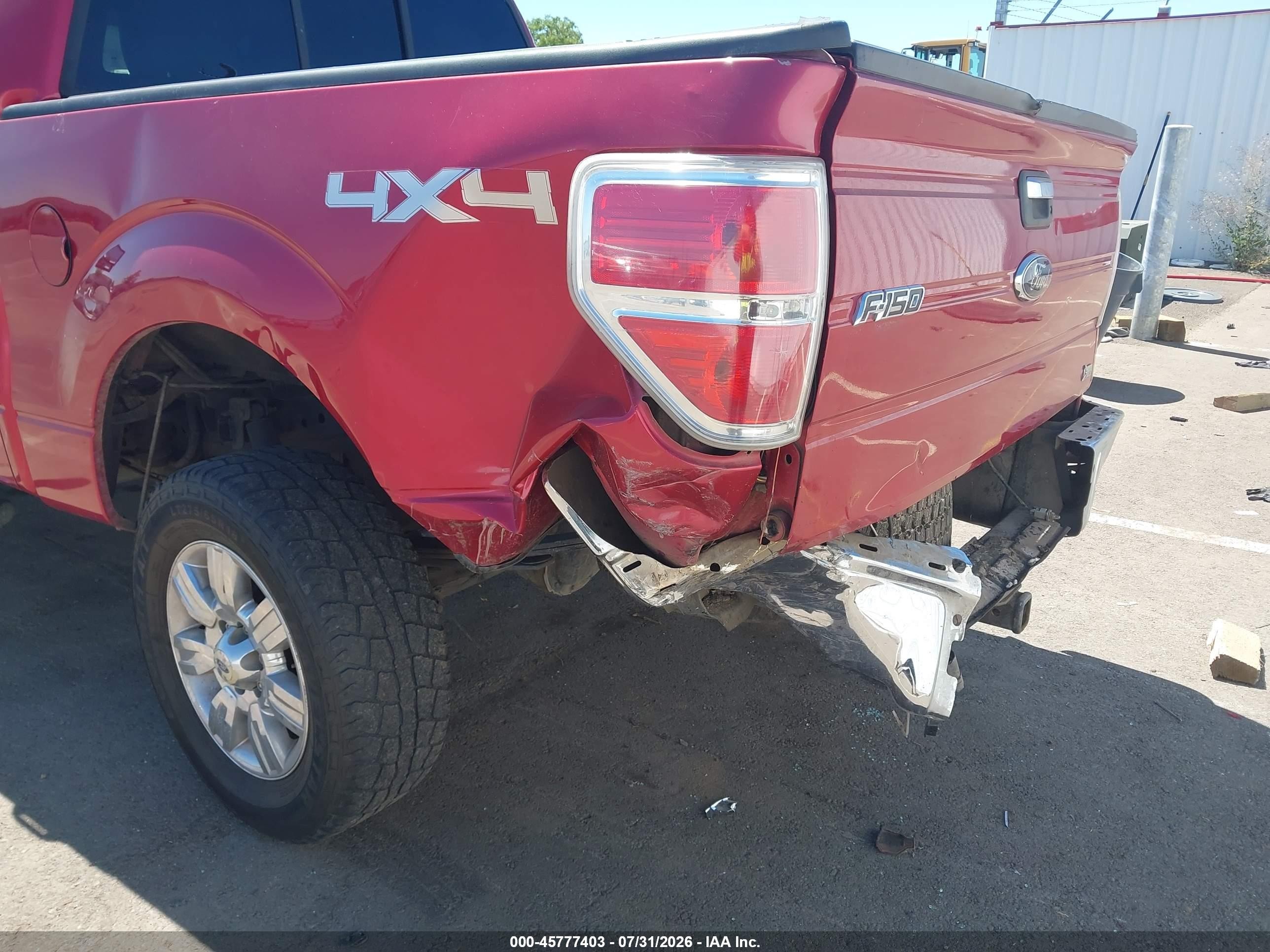 2010 Ford F-150 Fx4/harley-davidson/king Ranch/lariat/platinum/xl/xlt Красный vin: 1FTFW1EV2AFC43231