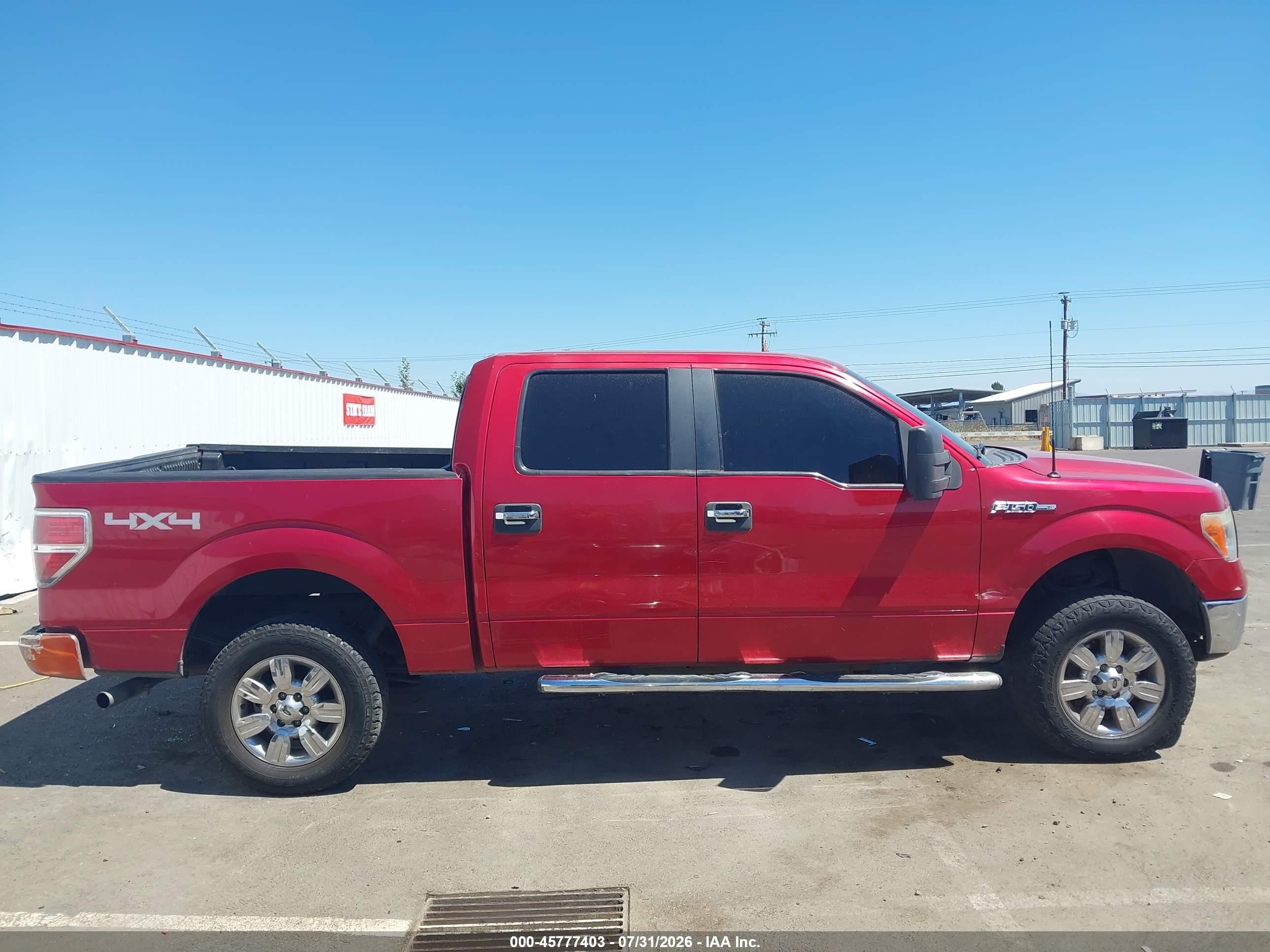 2010 Ford F-150 Fx4/harley-davidson/king Ranch/lariat/platinum/xl/xlt Красный vin: 1FTFW1EV2AFC43231
