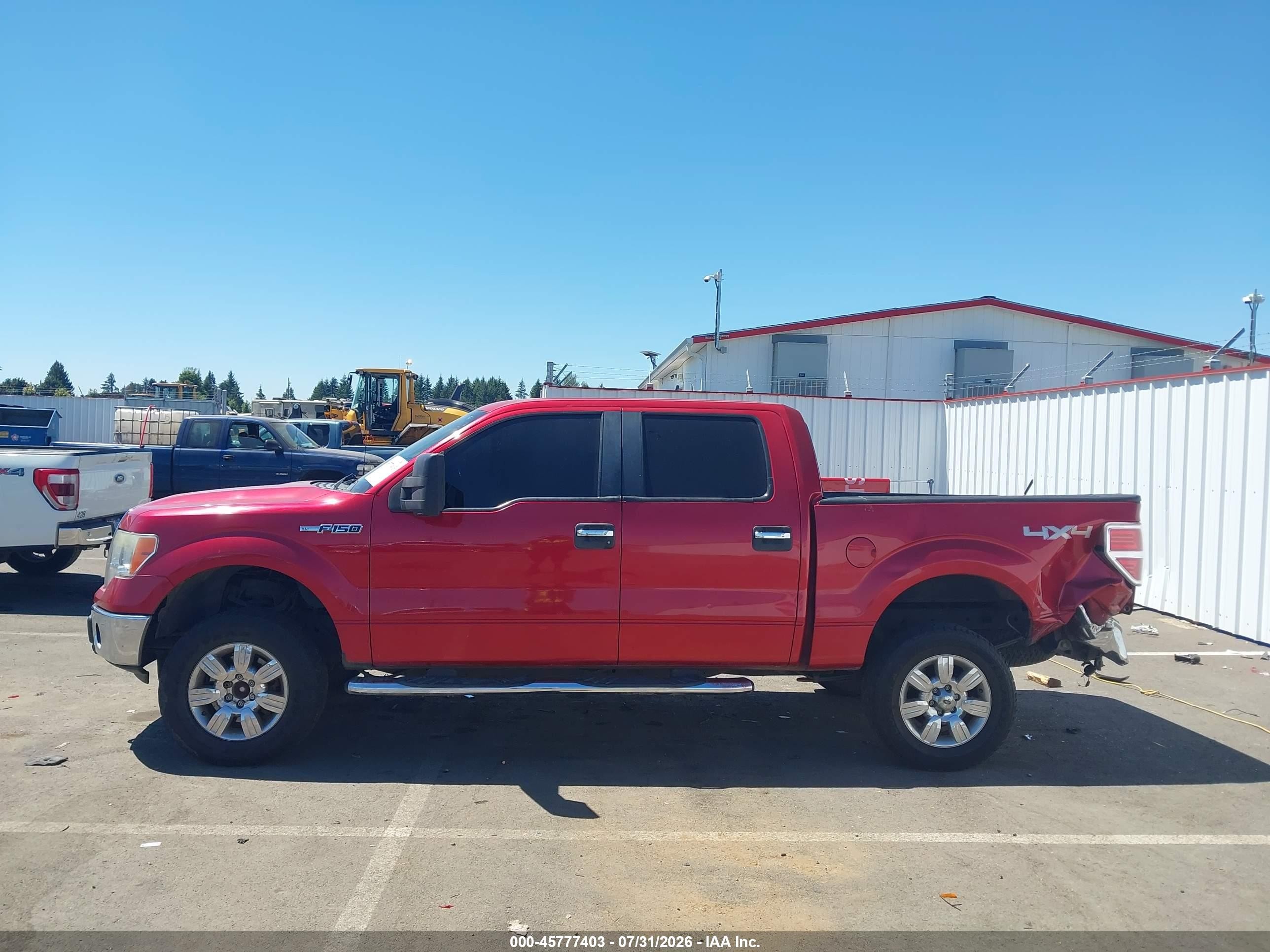 2010 Ford F-150 Fx4/harley-davidson/king Ranch/lariat/platinum/xl/xlt Красный vin: 1FTFW1EV2AFC43231