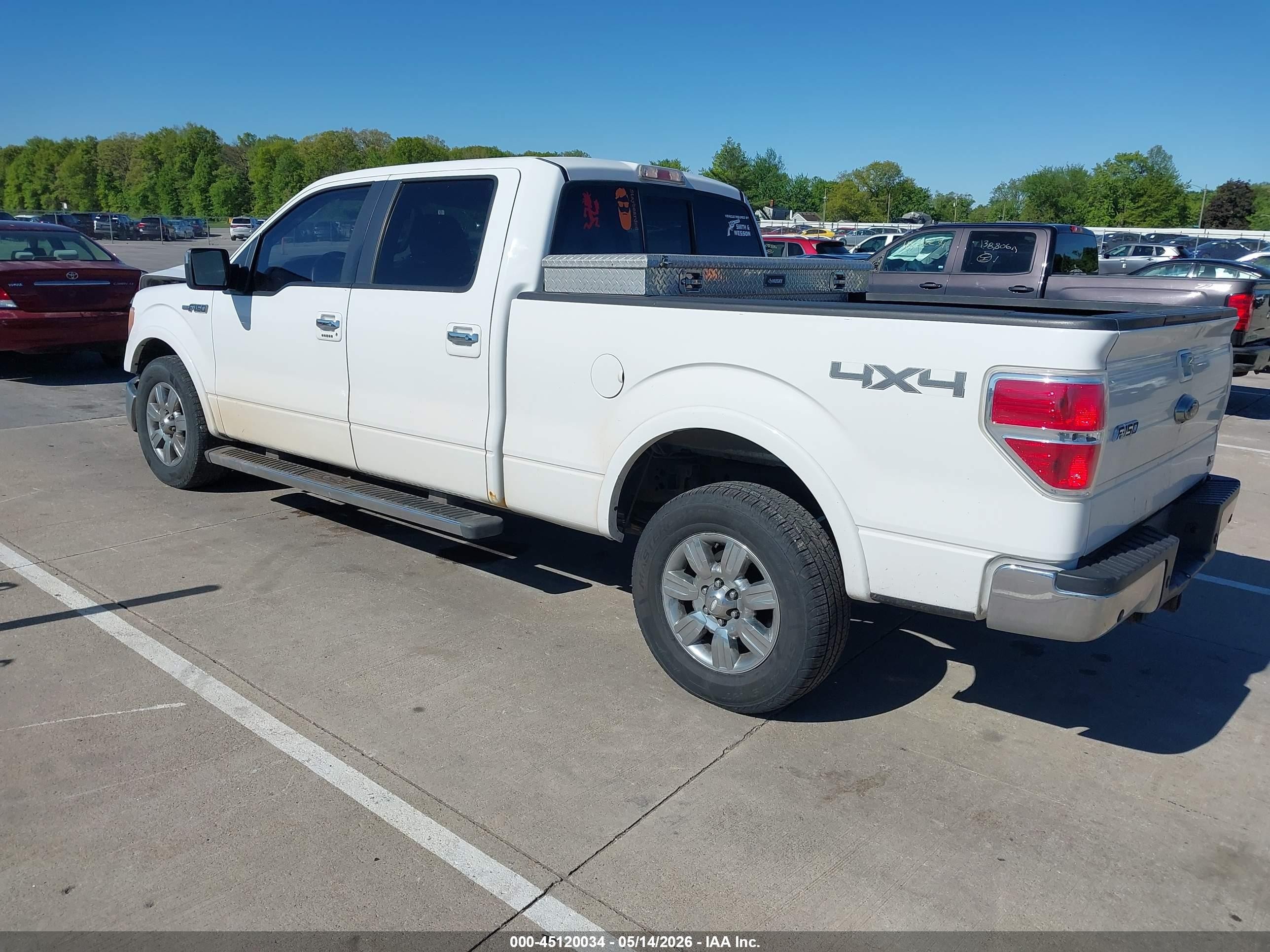 2010 Ford F-150 Fx4/harley-davidson/king Ranch/lariat/platinum/xl/xlt White vin: 1FTFW1EV2AFC76178