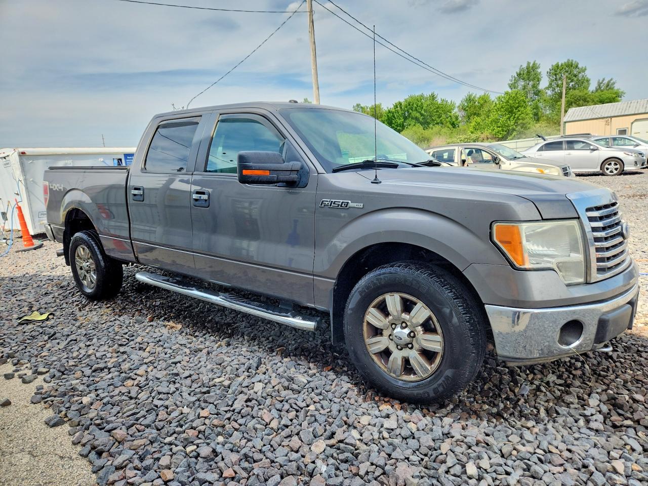 2010 Ford F150 Supercrew Gray vin: 1FTFW1EV2AFC89223