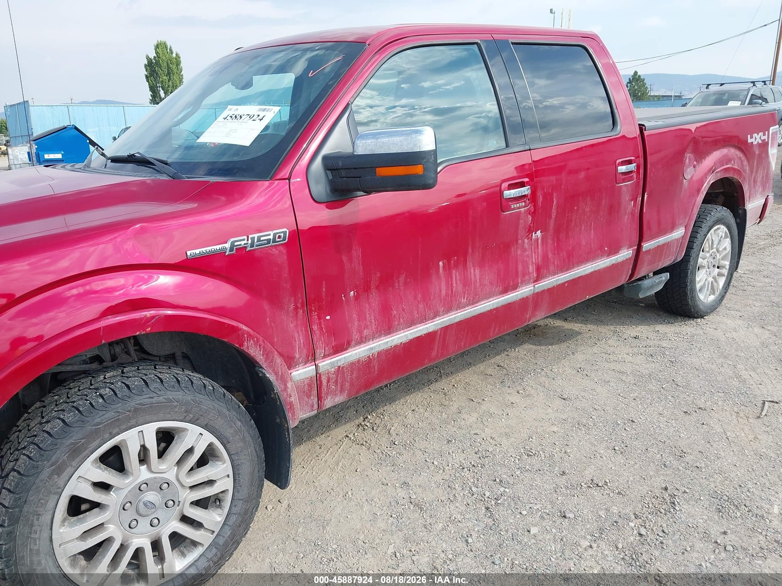 2010 Ford F-150   Красный vin: 1FTFW1EV2AFD67337