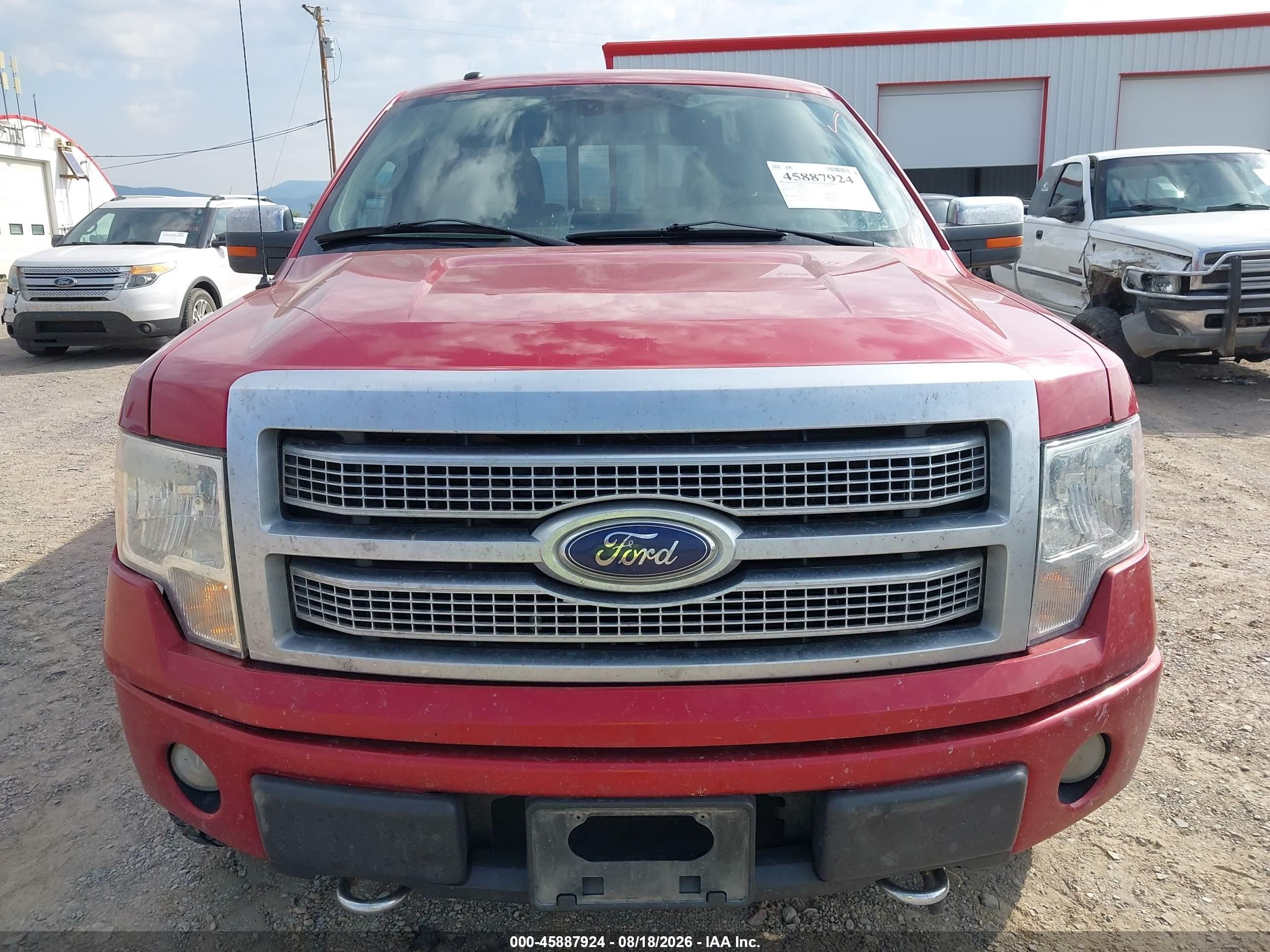 2010 Ford F-150   Красный vin: 1FTFW1EV2AFD67337