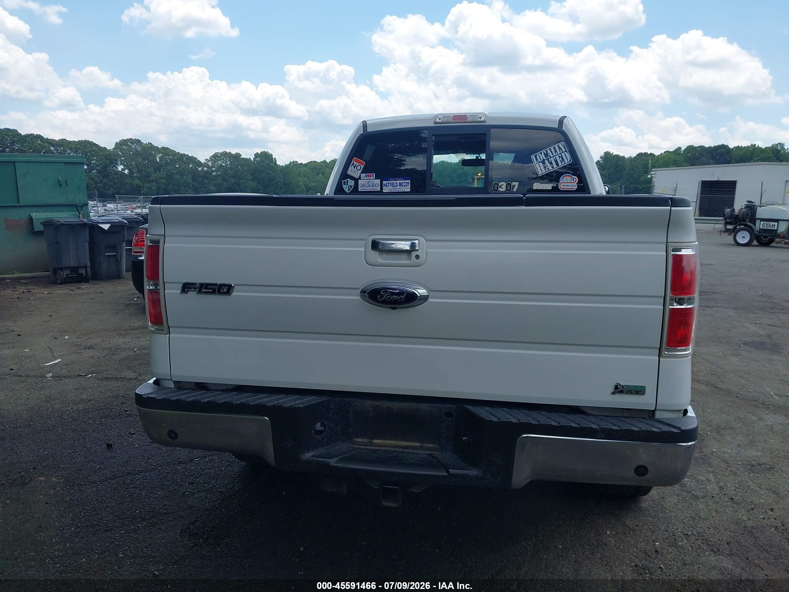 2010 Ford F-150 Fx4/harley-davidson/king Ranch/lariat/platinum/xl/xlt White vin: 1FTFW1EV2AFD75647