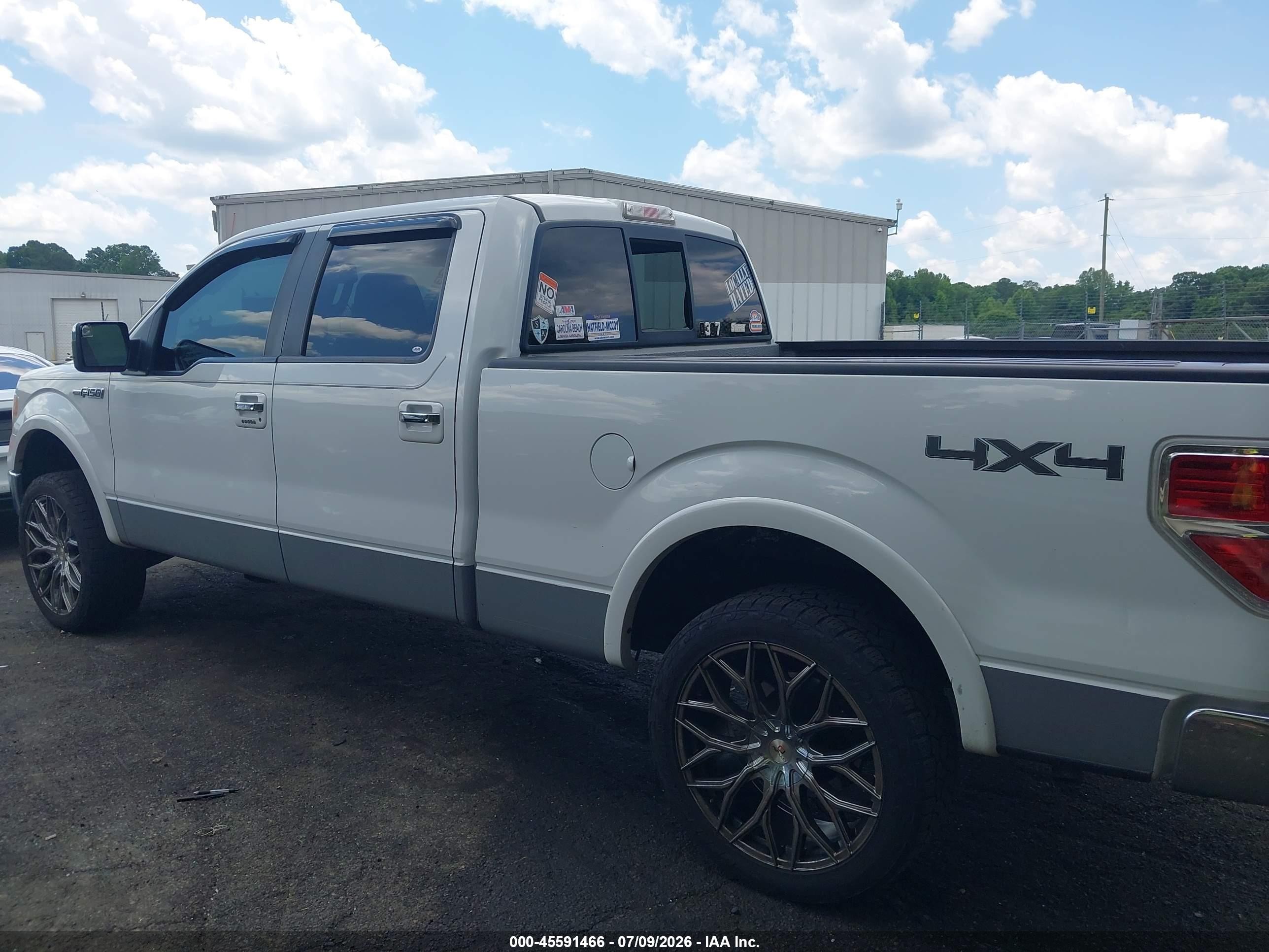 2010 Ford F-150 Fx4/harley-davidson/king Ranch/lariat/platinum/xl/xlt White vin: 1FTFW1EV2AFD75647