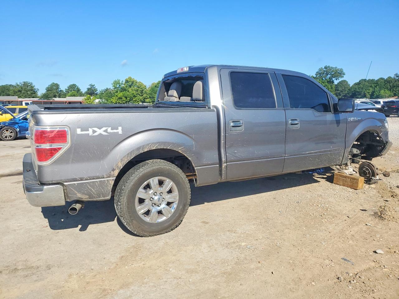 2010 Ford F150 Supercrew Gray vin: 1FTFW1EV2AFD84459