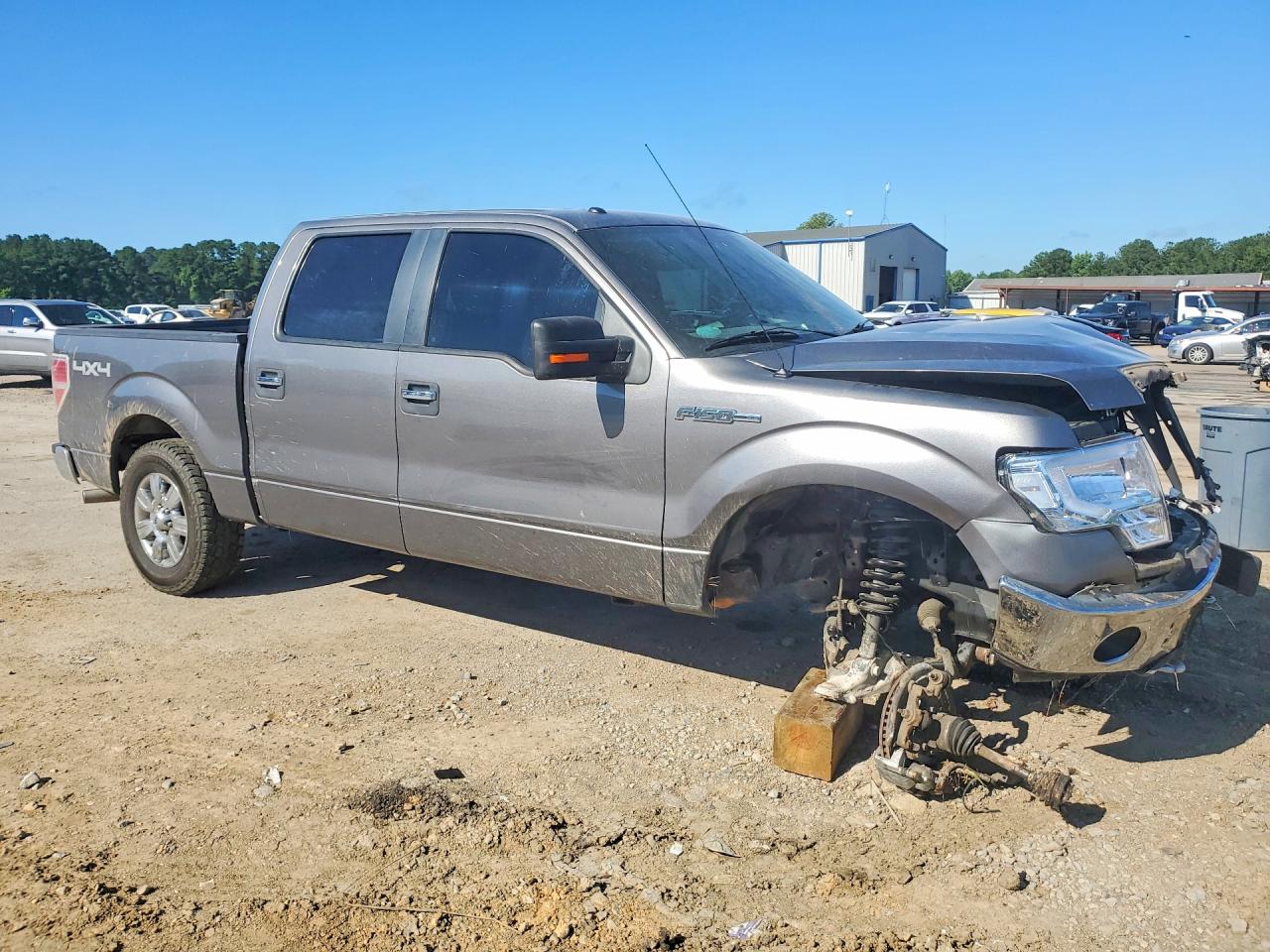 2010 Ford F150 Supercrew Gray vin: 1FTFW1EV2AFD84459