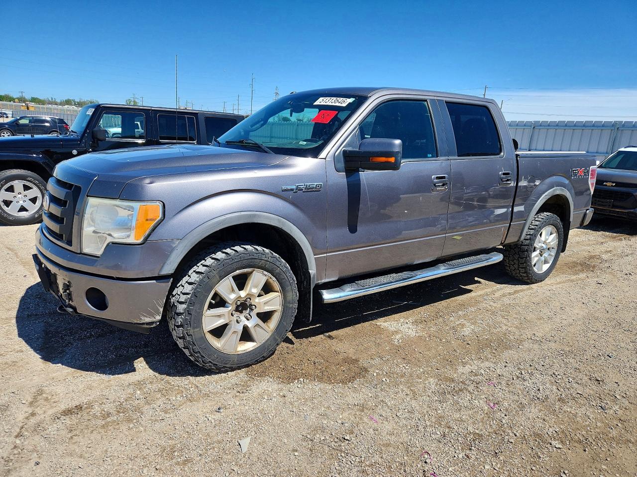 2010 Ford F150 Supercrew Gray vin: 1FTFW1EV2AFD88429