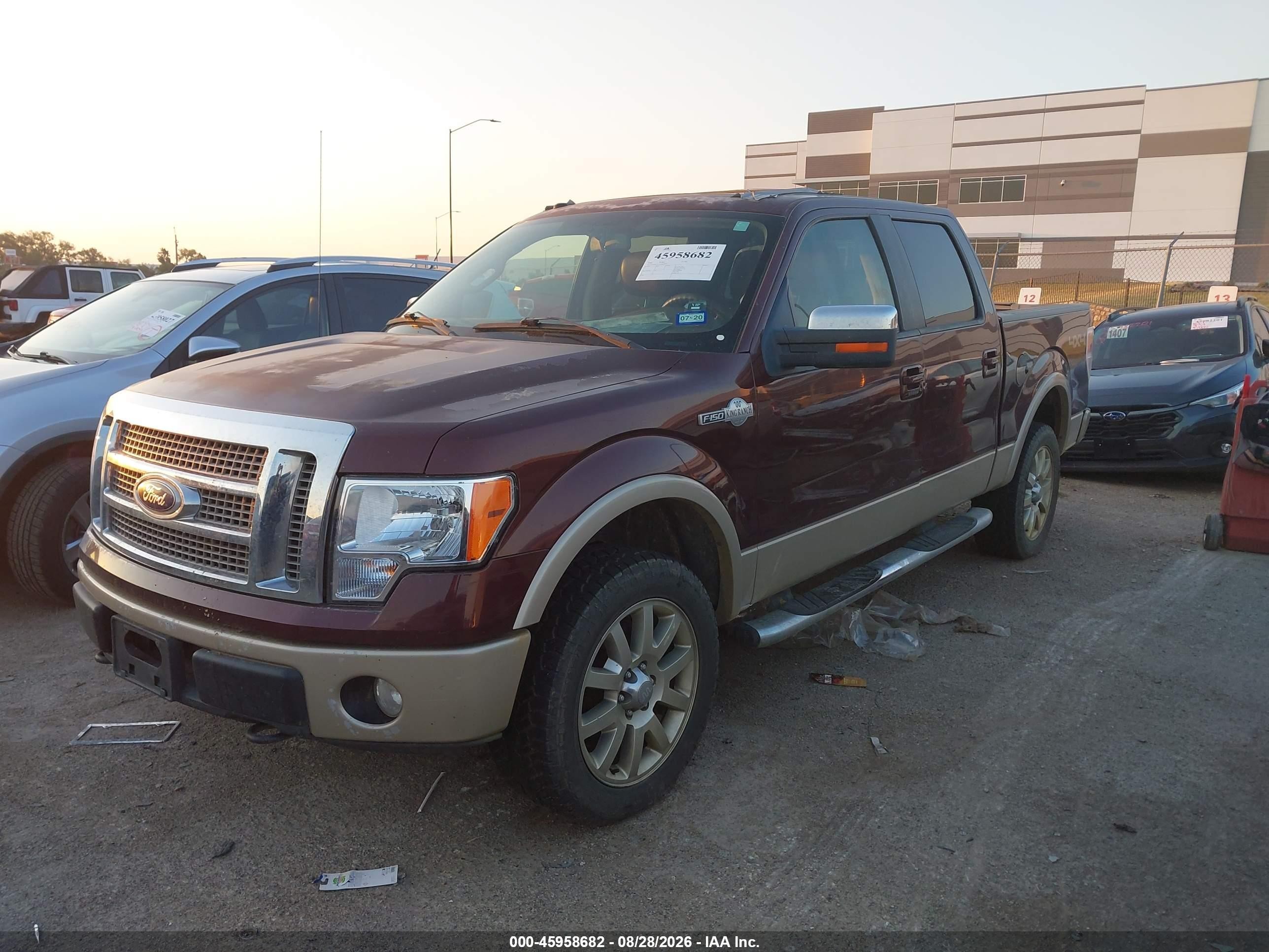 2010 Ford F-150 Fx4/harley-davidson/king Ranch/lariat/platinum/xl/xlt Темно-бордовый vin: 1FTFW1EV2AKB69669