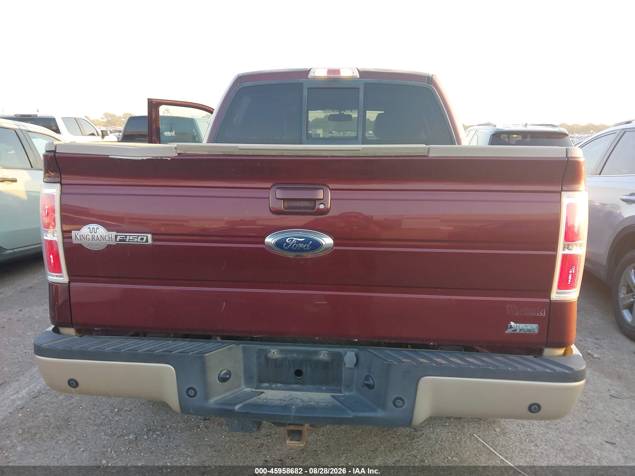2010 Ford F-150 Fx4/harley-davidson/king Ranch/lariat/platinum/xl/xlt Темно-бордовый vin: 1FTFW1EV2AKB69669