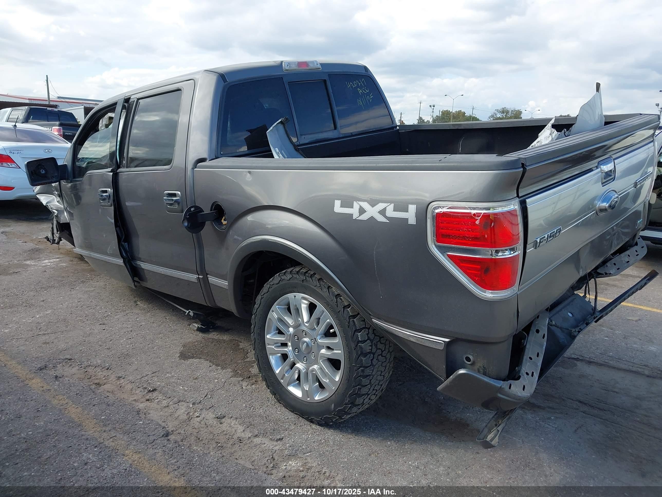 2010 Ford F-150 Fx4/harley-davidson/king Ranch/lariat/platinum/xl/xlt Tan vin: 1FTFW1EV3AFA13990