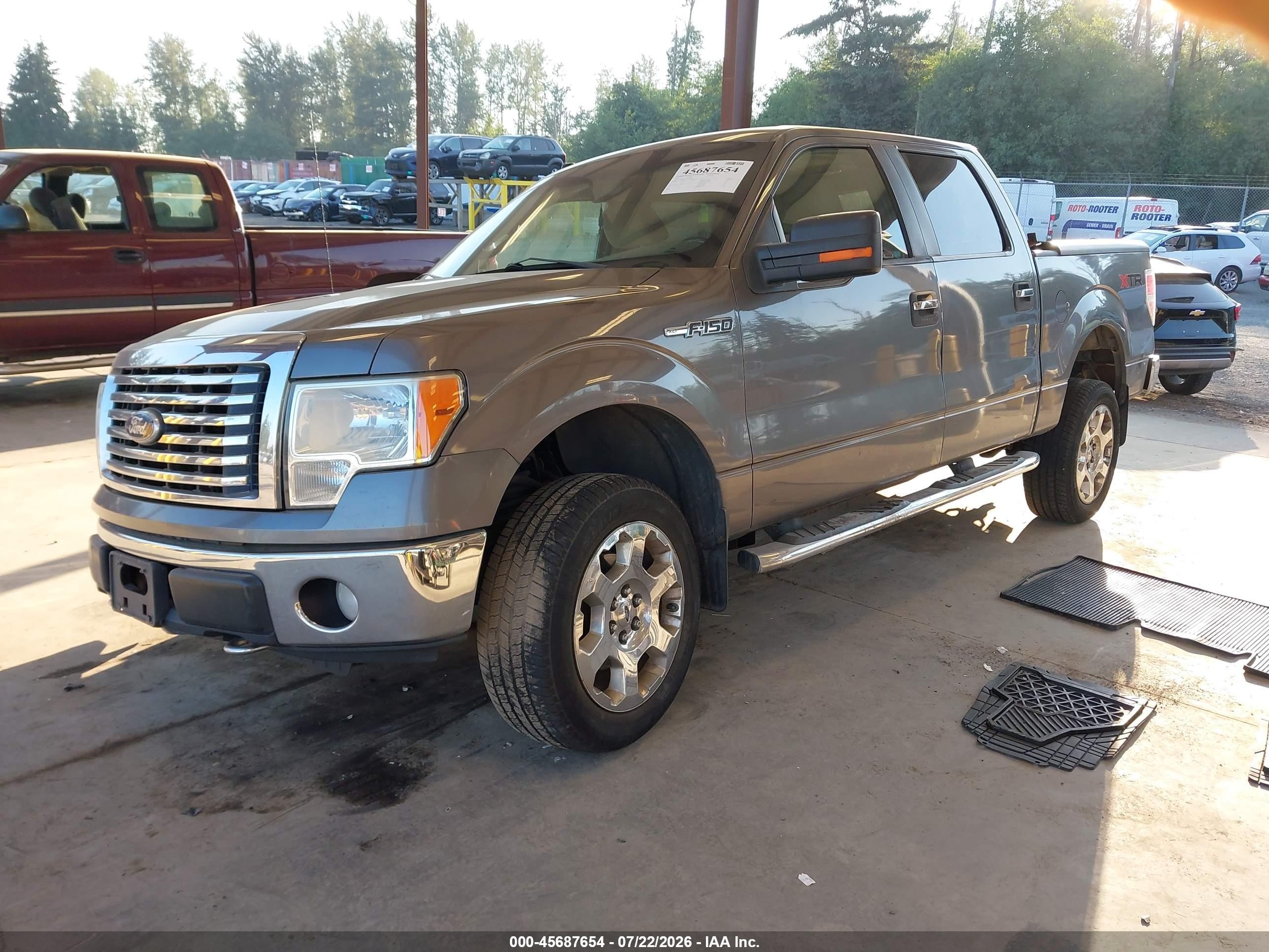 2010 Ford F-150 Fx4/harley-davidson/king Ranch/lariat/platinum/xl/xlt Gray vin: 1FTFW1EV3AFA38937