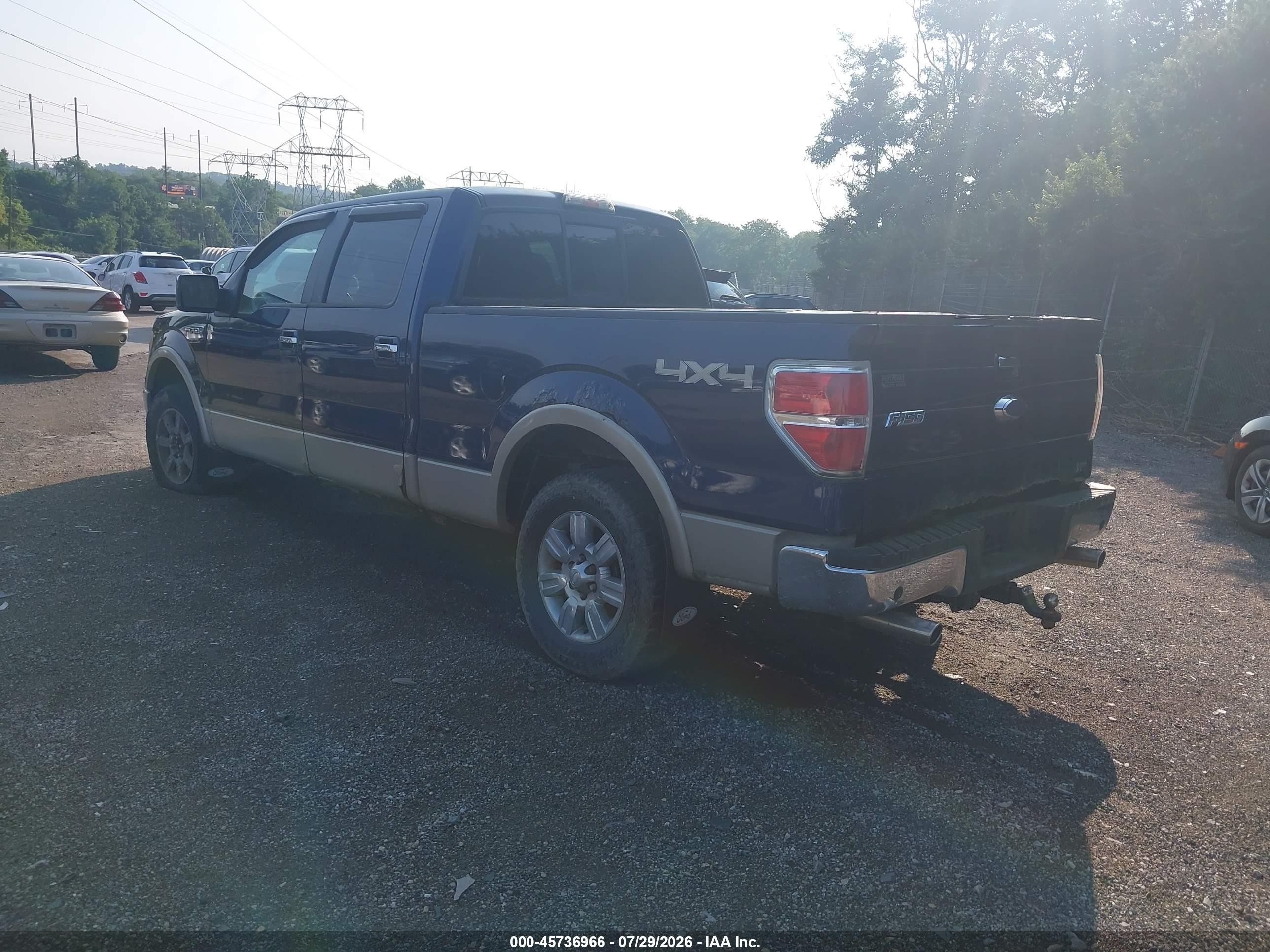 2010 Ford F-150   Blue vin: 1FTFW1EV3AFB01406