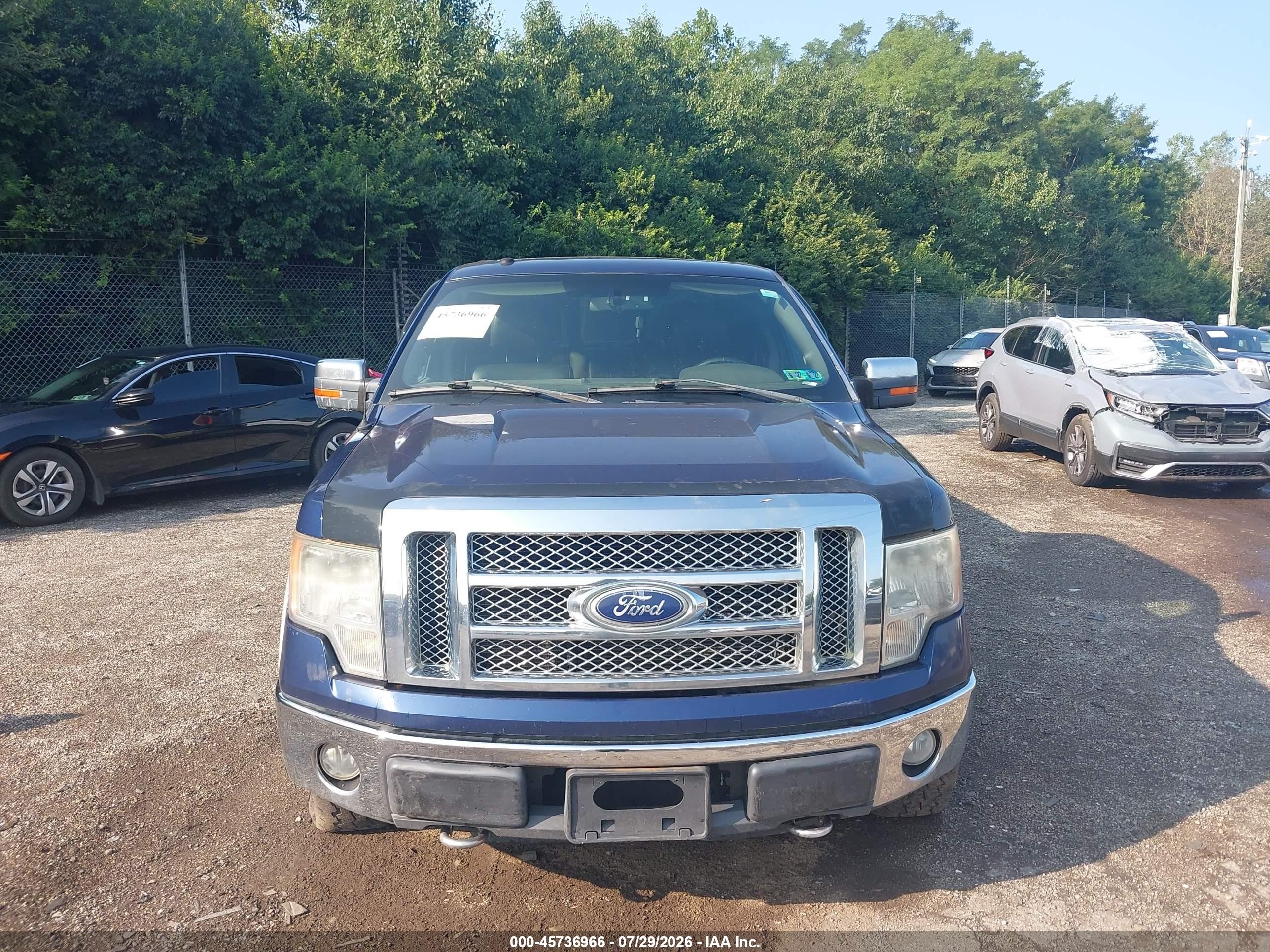 2010 Ford F-150   Blue vin: 1FTFW1EV3AFB01406