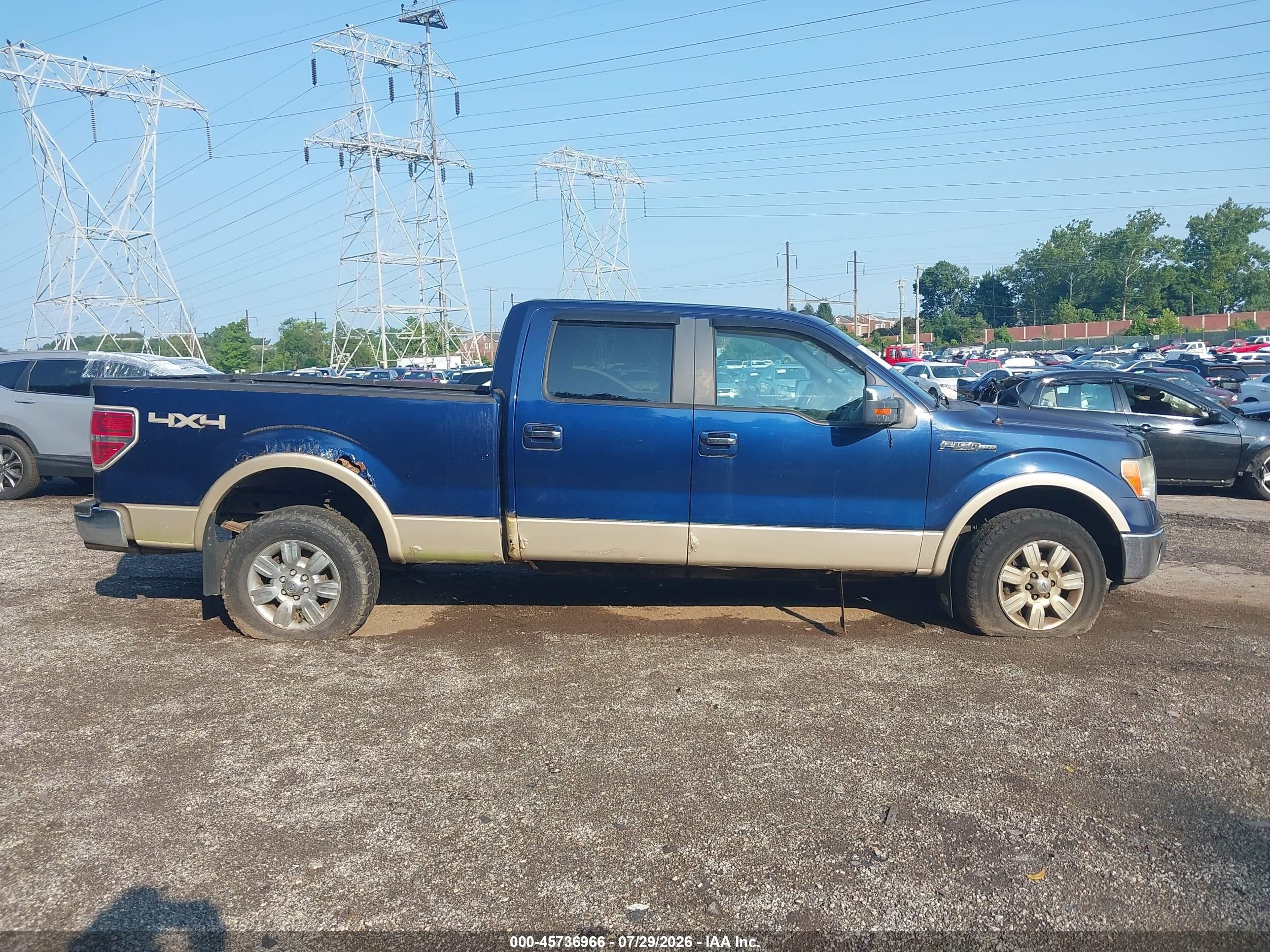 2010 Ford F-150   Blue vin: 1FTFW1EV3AFB01406