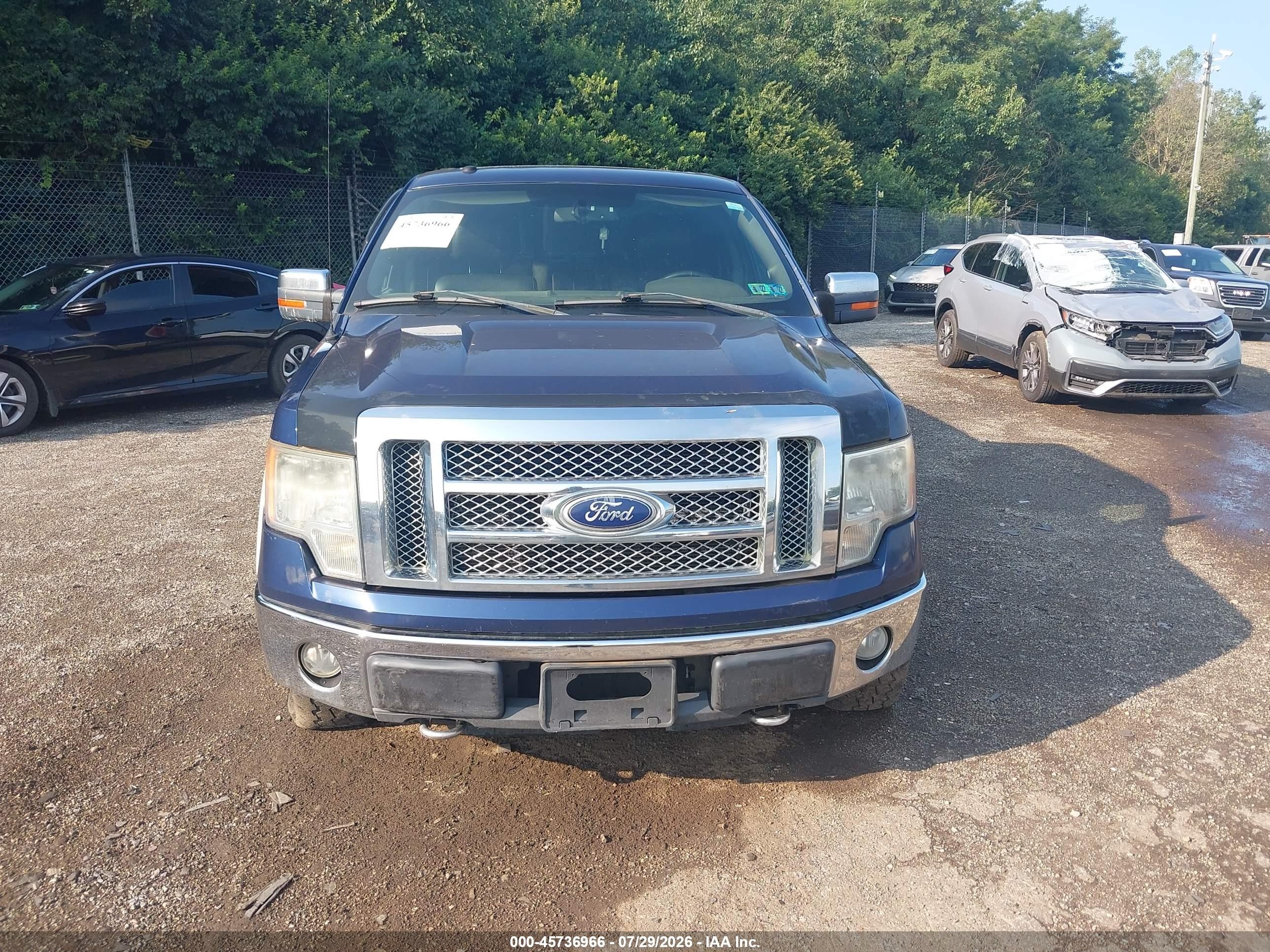 2010 Ford F-150   Blue vin: 1FTFW1EV3AFB01406