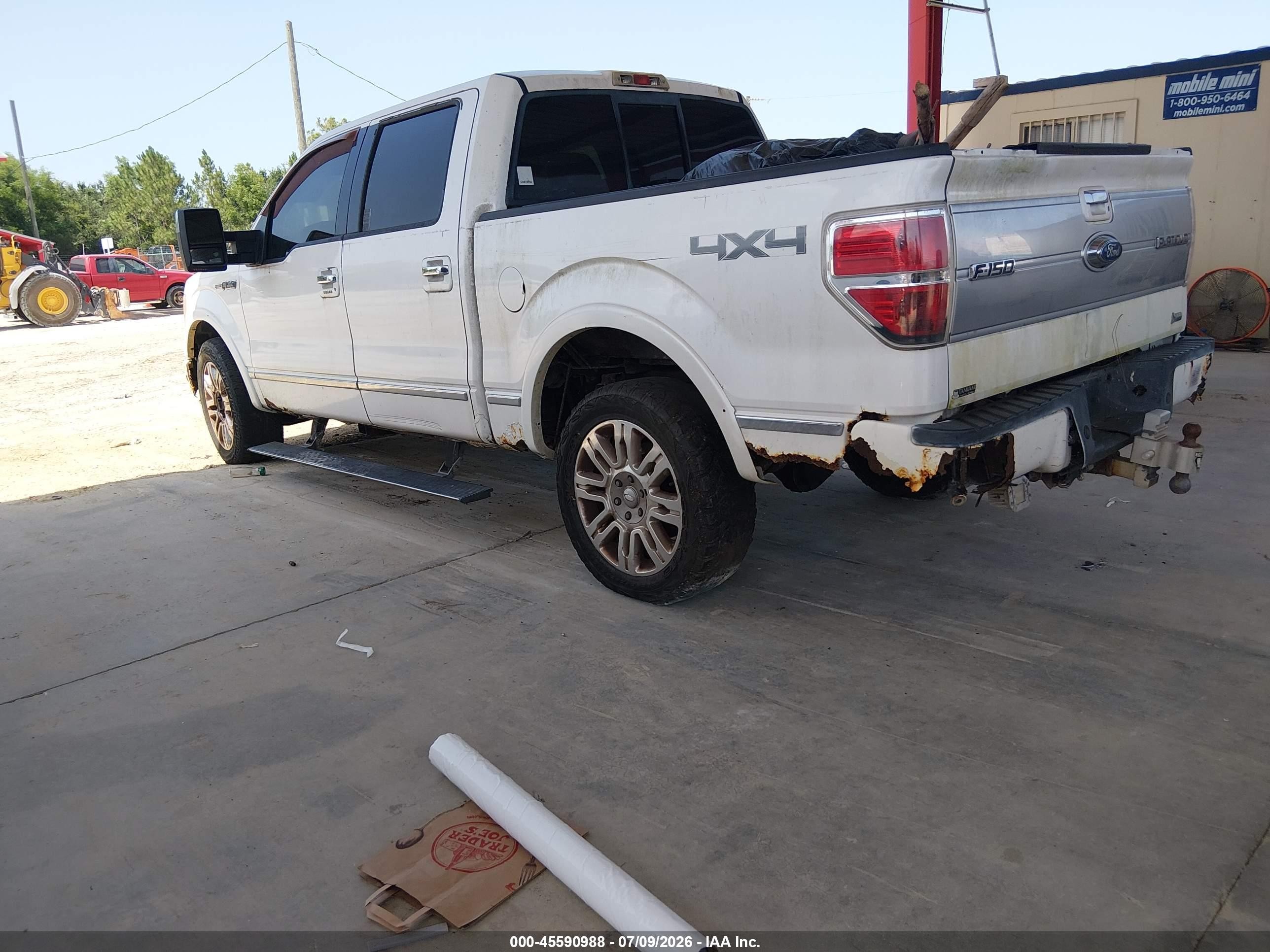 2010 Ford F-150 Fx4/harley-davidson/king Ranch/lariat/platinum/xl/xlt White vin: 1FTFW1EV3AFB42991