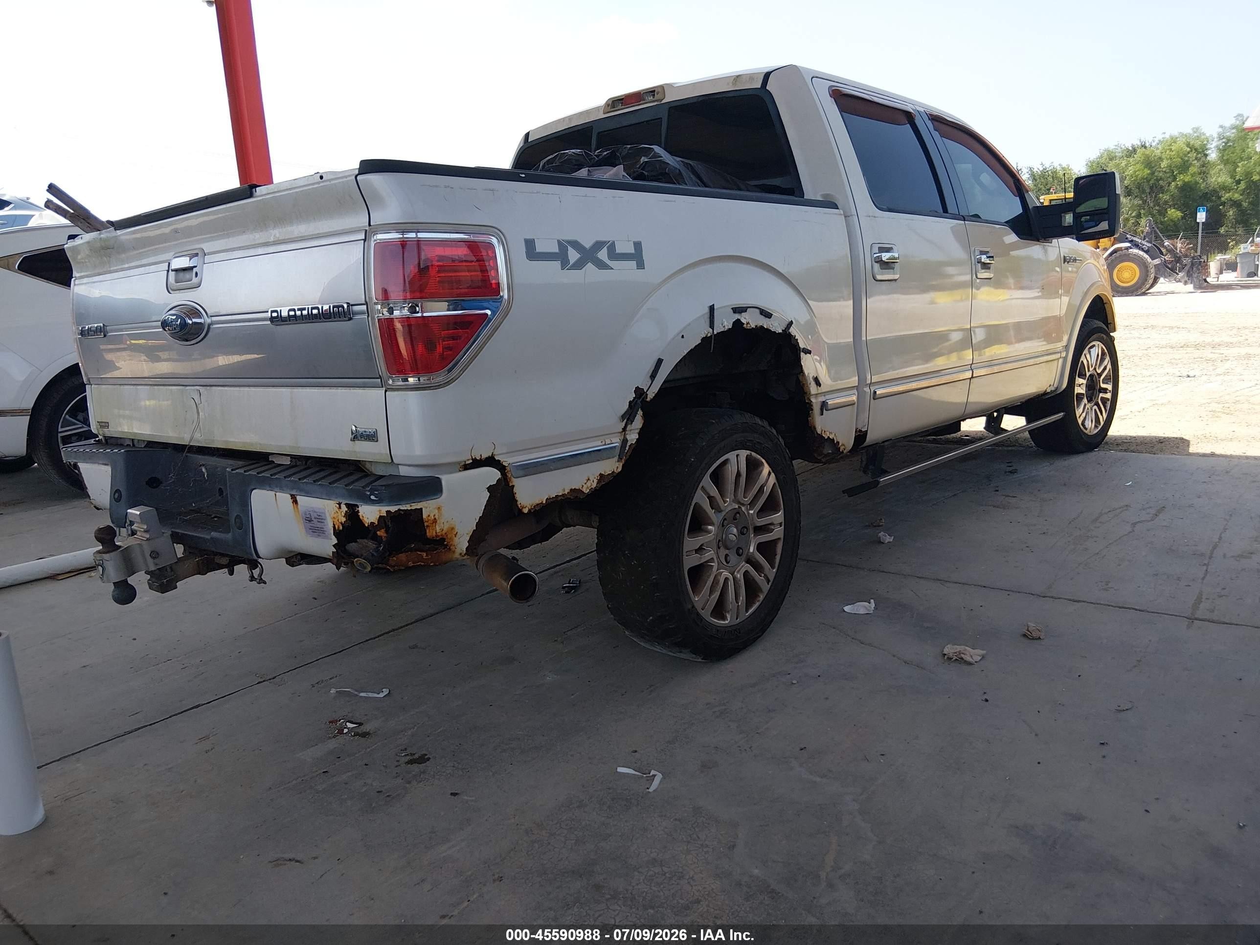2010 Ford F-150 Fx4/harley-davidson/king Ranch/lariat/platinum/xl/xlt White vin: 1FTFW1EV3AFB42991
