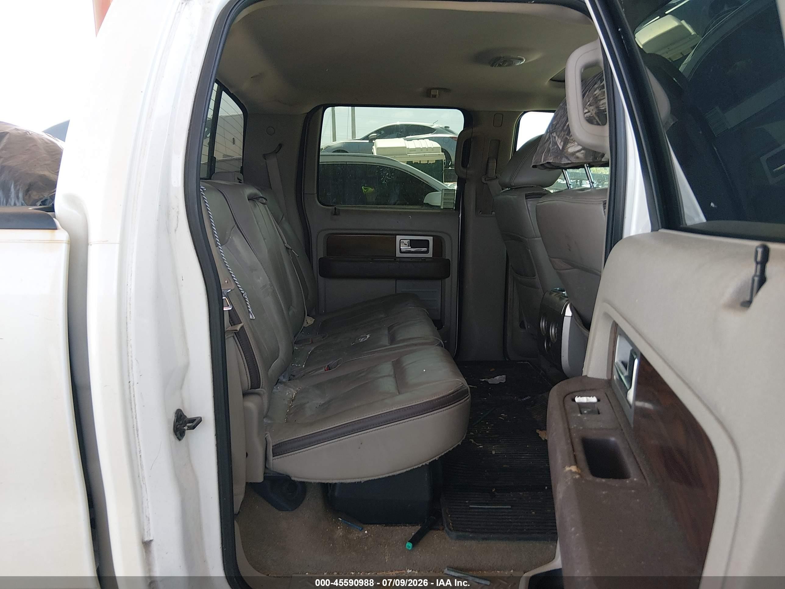 2010 Ford F-150 Fx4/harley-davidson/king Ranch/lariat/platinum/xl/xlt White vin: 1FTFW1EV3AFB42991
