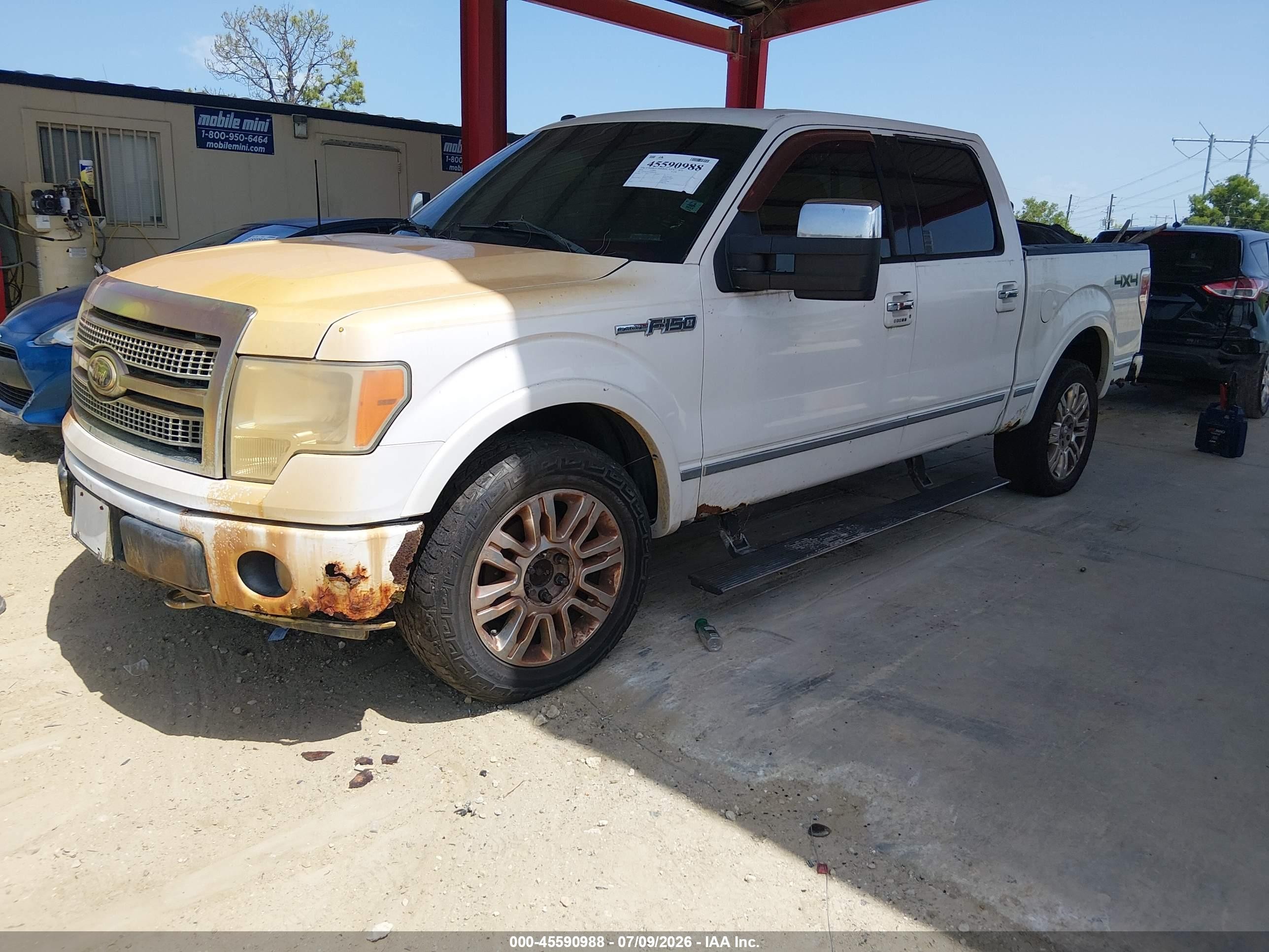 2010 Ford F-150 Fx4/harley-davidson/king Ranch/lariat/platinum/xl/xlt White vin: 1FTFW1EV3AFB42991