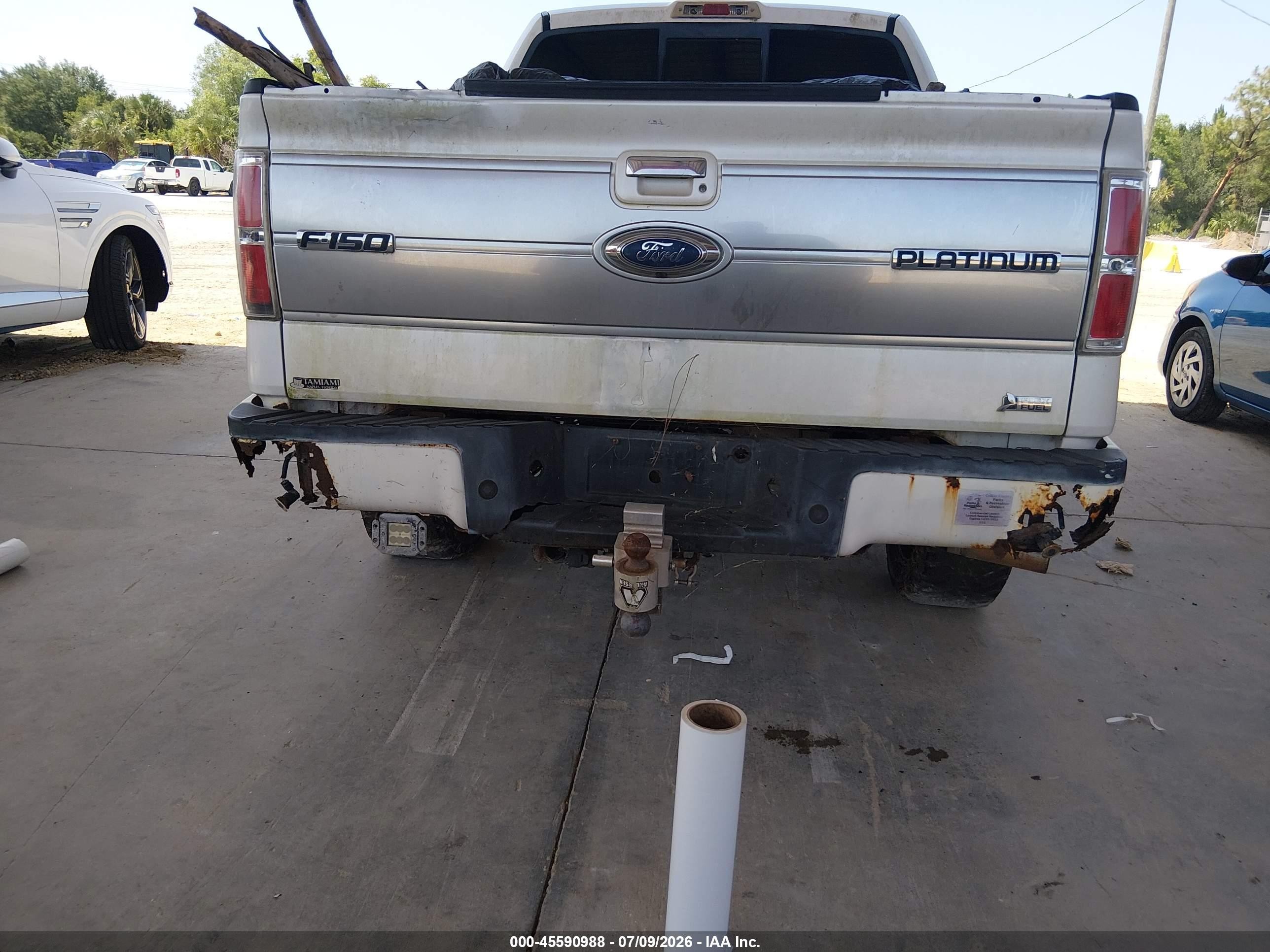 2010 Ford F-150 Fx4/harley-davidson/king Ranch/lariat/platinum/xl/xlt White vin: 1FTFW1EV3AFB42991