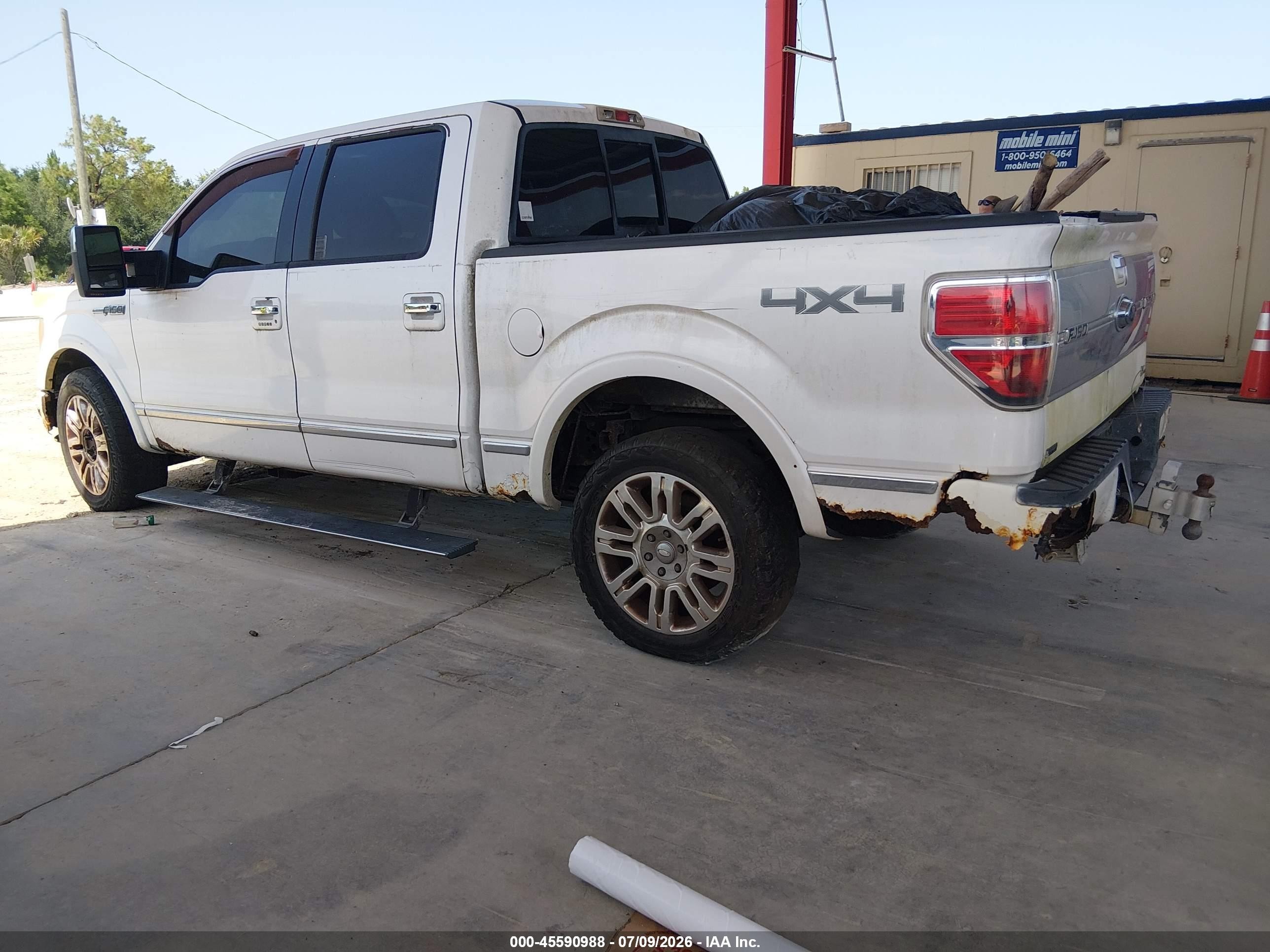 2010 Ford F-150 Fx4/harley-davidson/king Ranch/lariat/platinum/xl/xlt White vin: 1FTFW1EV3AFB42991