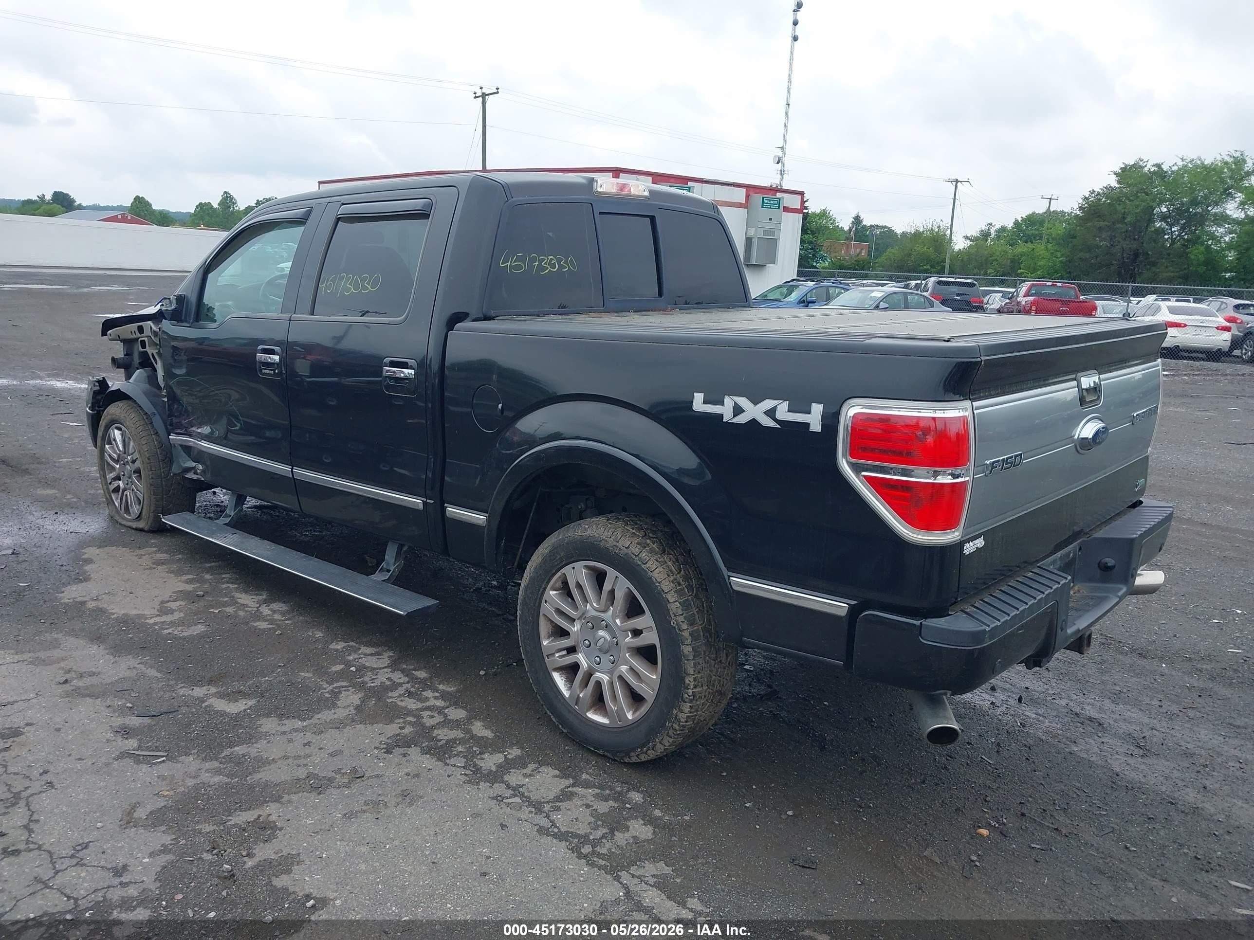 2010 Ford F-150 Fx4/harley-davidson/king Ranch/lariat/platinum/xl/xlt Black vin: 1FTFW1EV3AFB43803