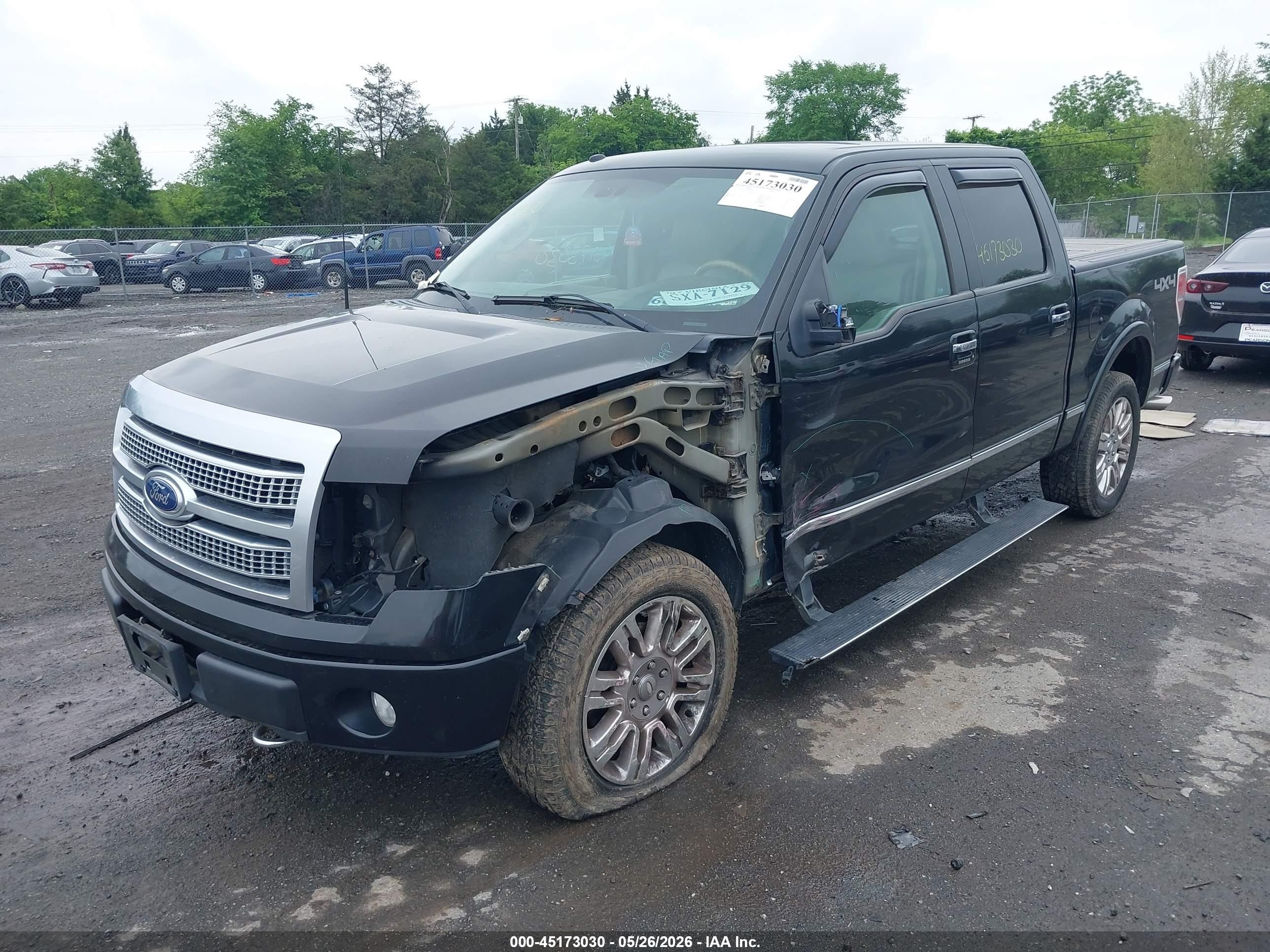 2010 Ford F-150 Fx4/harley-davidson/king Ranch/lariat/platinum/xl/xlt Black vin: 1FTFW1EV3AFB43803