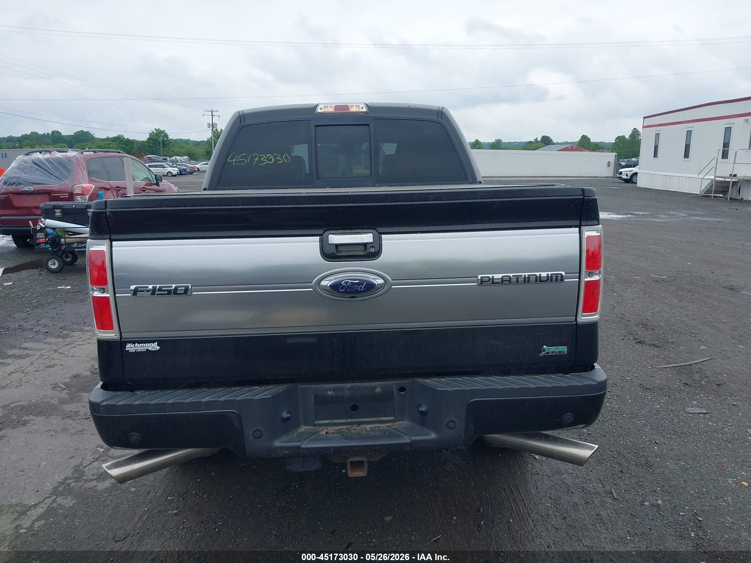 2010 Ford F-150 Fx4/harley-davidson/king Ranch/lariat/platinum/xl/xlt Black vin: 1FTFW1EV3AFB43803