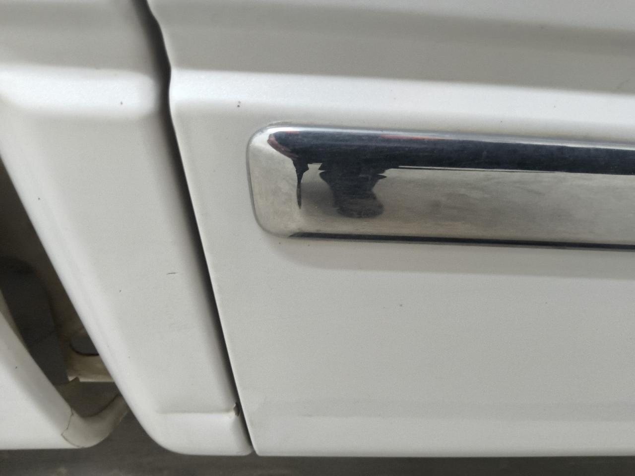 2010 Ford F150 Supercrew White vin: 1FTFW1EV3AFB44496 Damage: Right Rear Door, Dent(S) W/ Paint Dmg, > 12 Inches