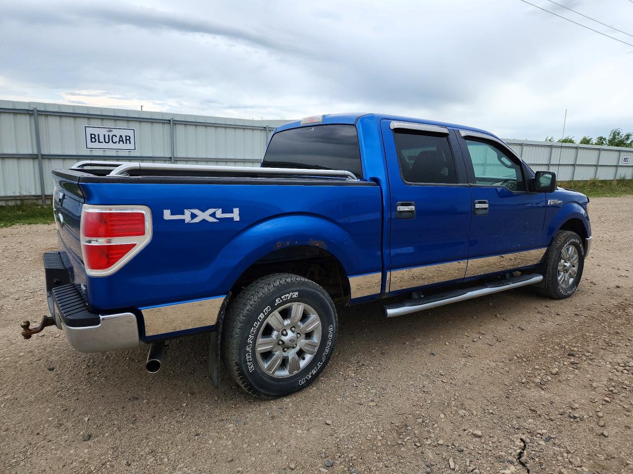2010 Ford F150 Supercrew Blue vin: 1FTFW1EV3AFB59659