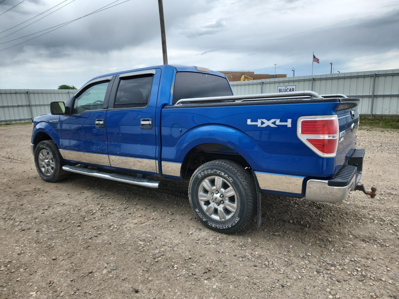 2010 Ford F150 Supercrew Blue vin: 1FTFW1EV3AFB59659 Damage: Left Bed Side, Rust, > 12 Inches