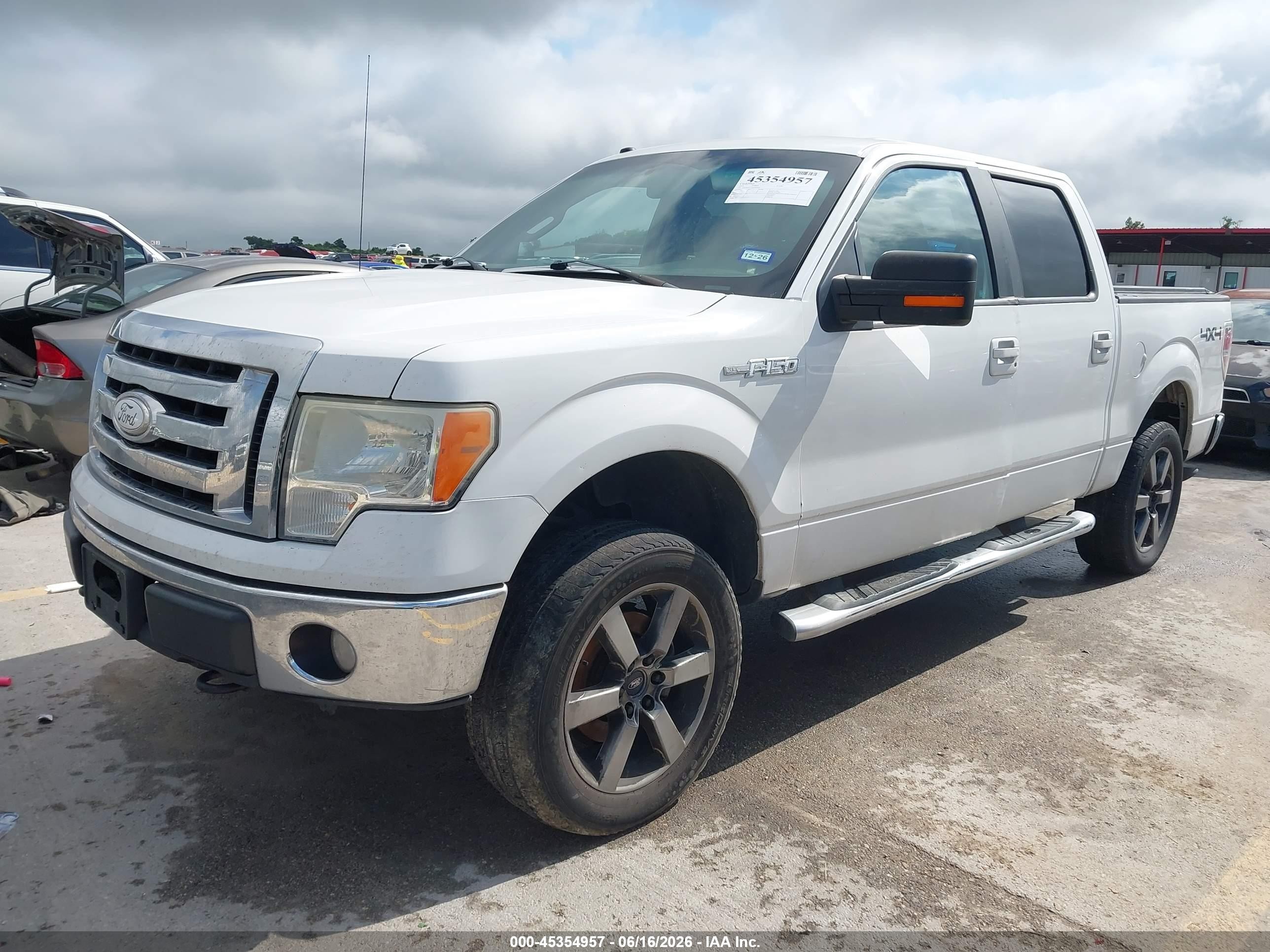2010 Ford F-150 Fx4/harley-davidson/king Ranch/lariat/platinum/xl/xlt White vin: 1FTFW1EV3AFB69429