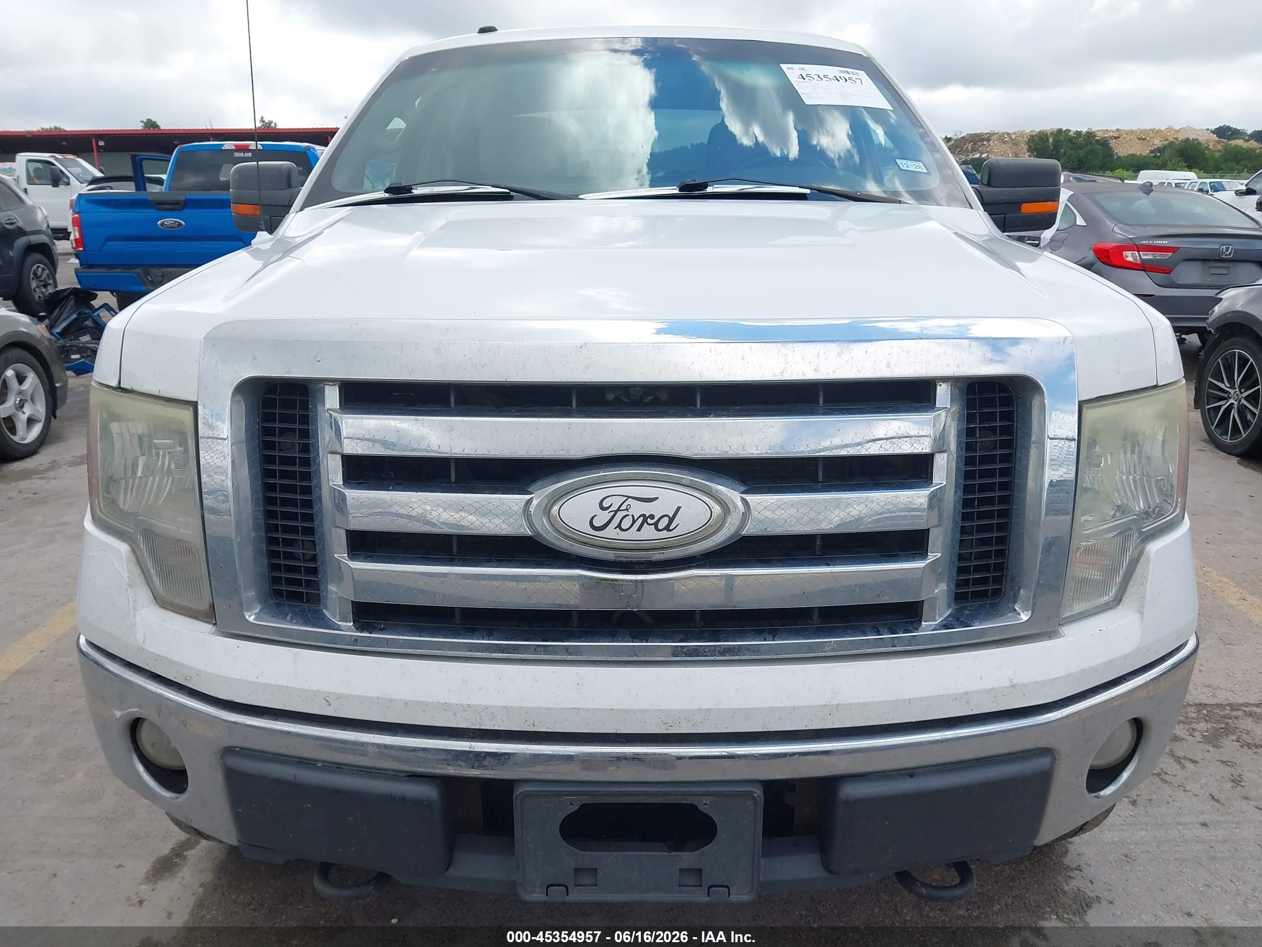 2010 Ford F-150 Fx4/harley-davidson/king Ranch/lariat/platinum/xl/xlt White vin: 1FTFW1EV3AFB69429