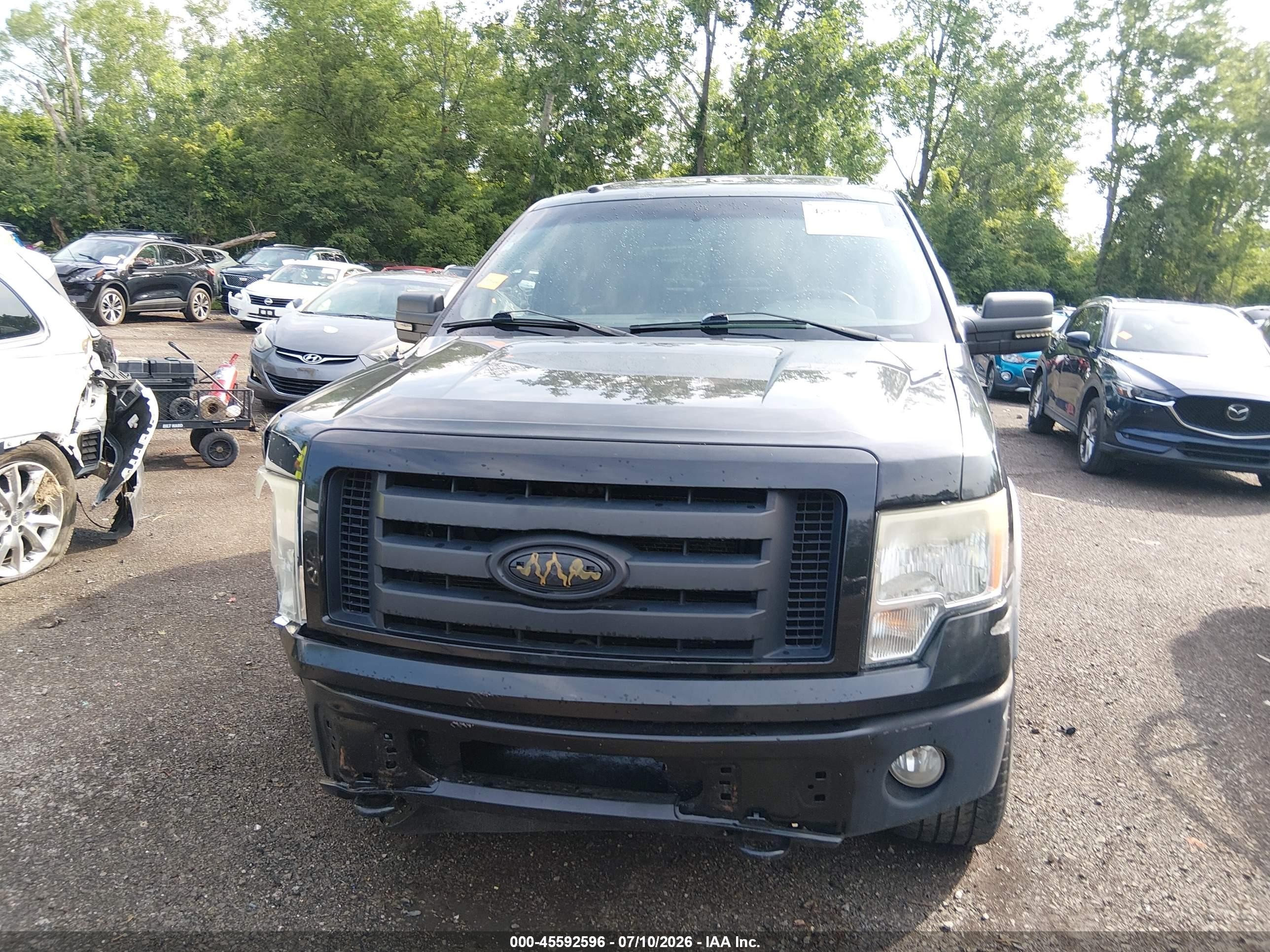 2010 Ford F-150 Fx4 Black vin: 1FTFW1EV3AFB85131