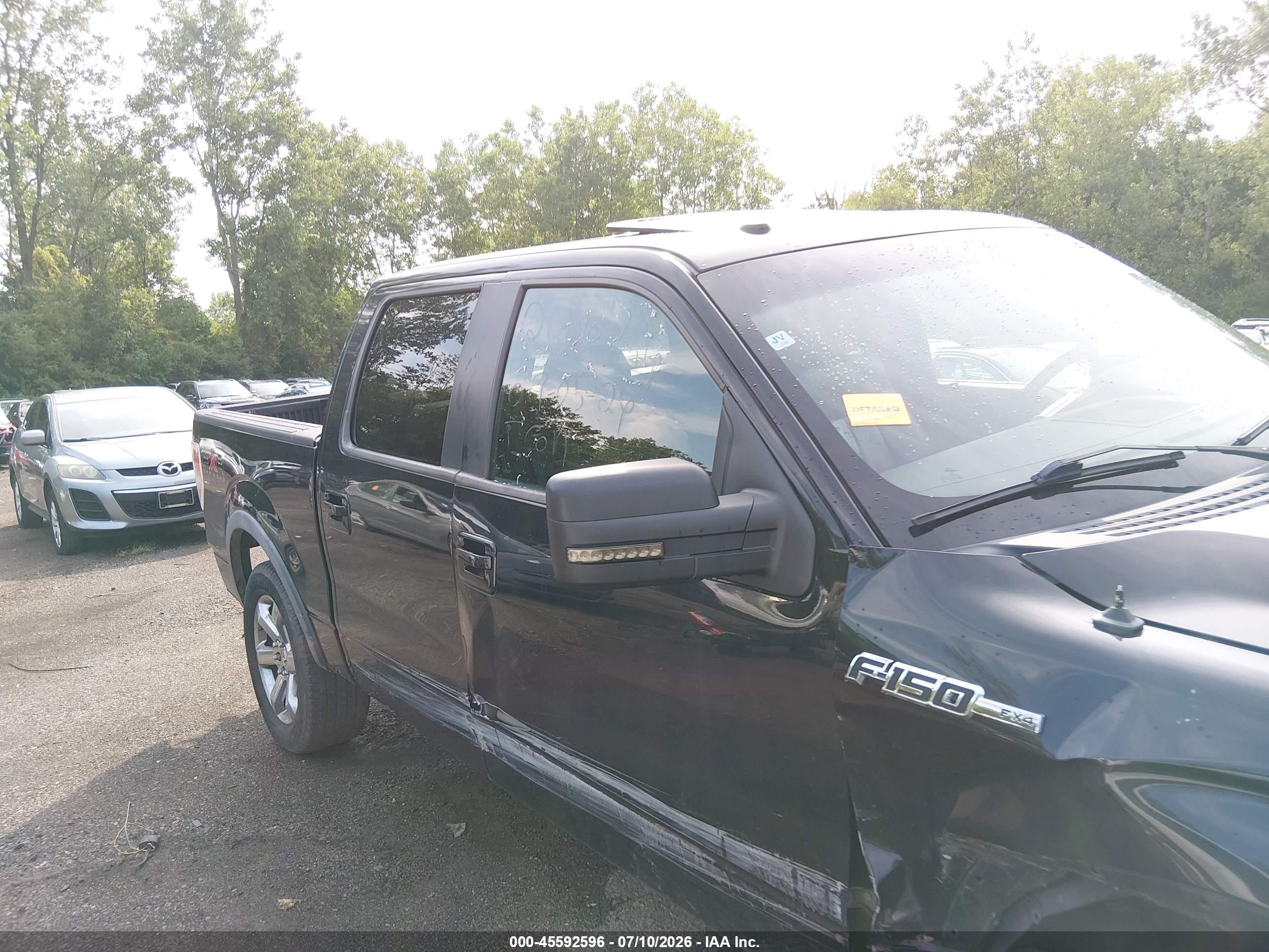 2010 Ford F-150 Fx4 Black vin: 1FTFW1EV3AFB85131
