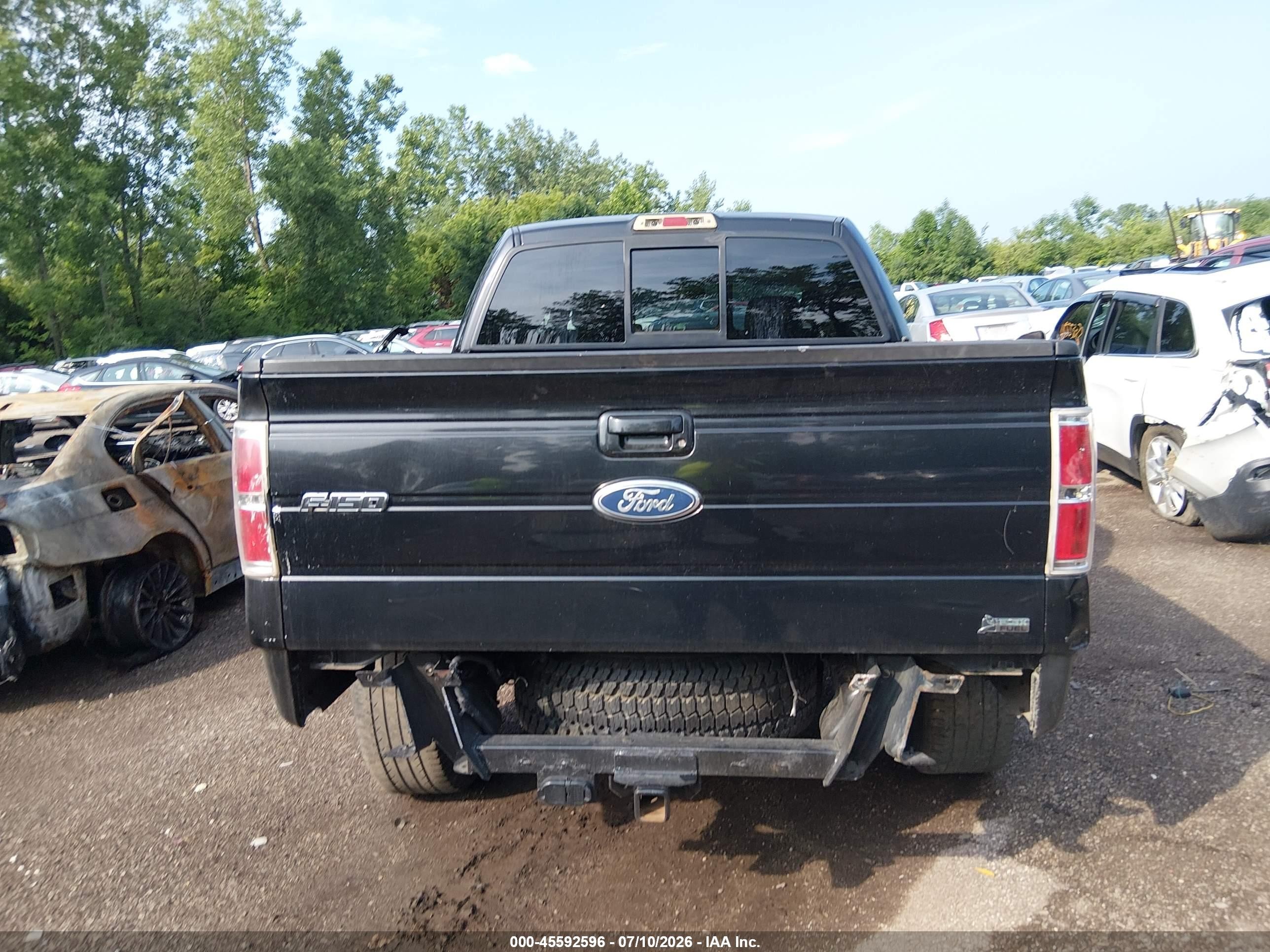 2010 Ford F-150 Fx4 Black vin: 1FTFW1EV3AFB85131